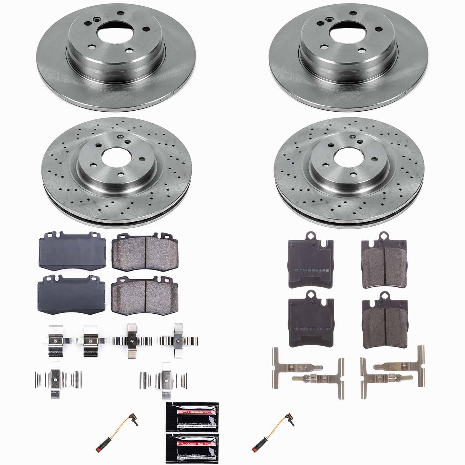 Power Stop - KOE2791 - Front and Rear - Disc Brake Pad and Rotor Kit