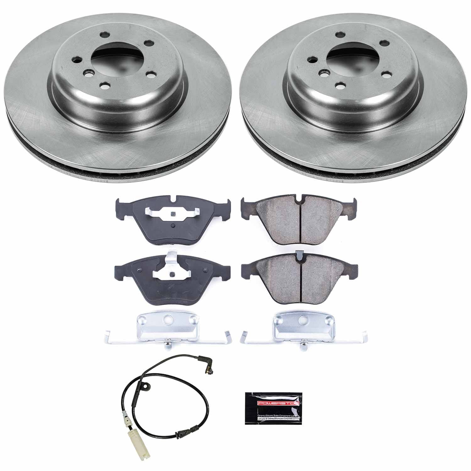Power Stop - KOE2918 - Front - Disc Brake Pad and Rotor Kit