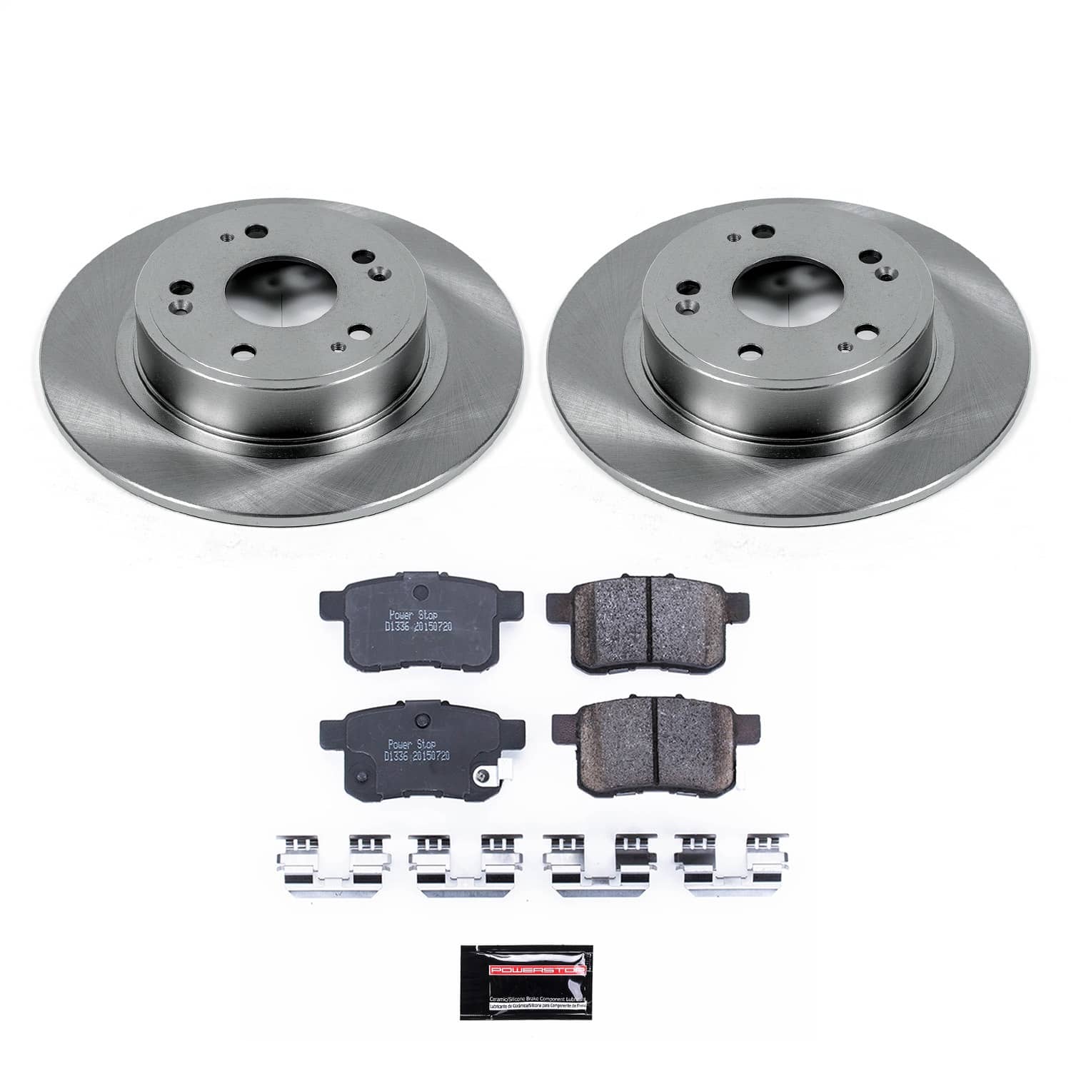 Power Stop - KOE3127 - Rear - Disc Brake Pad and Rotor Kit