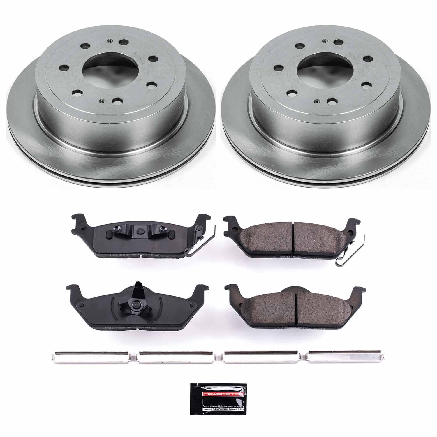 Power Stop - KOE4556 - Rear - Disc Brake Pad and Rotor Kit
