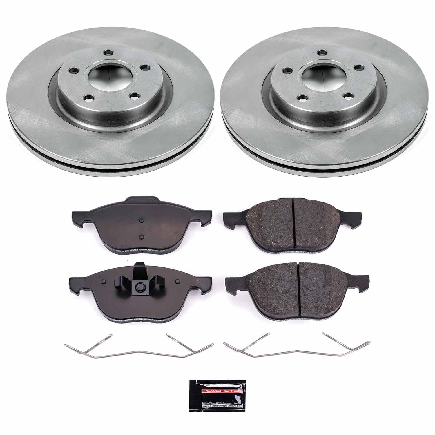 Power Stop - KOE4575 - Front - Disc Brake Pad and Rotor Kit