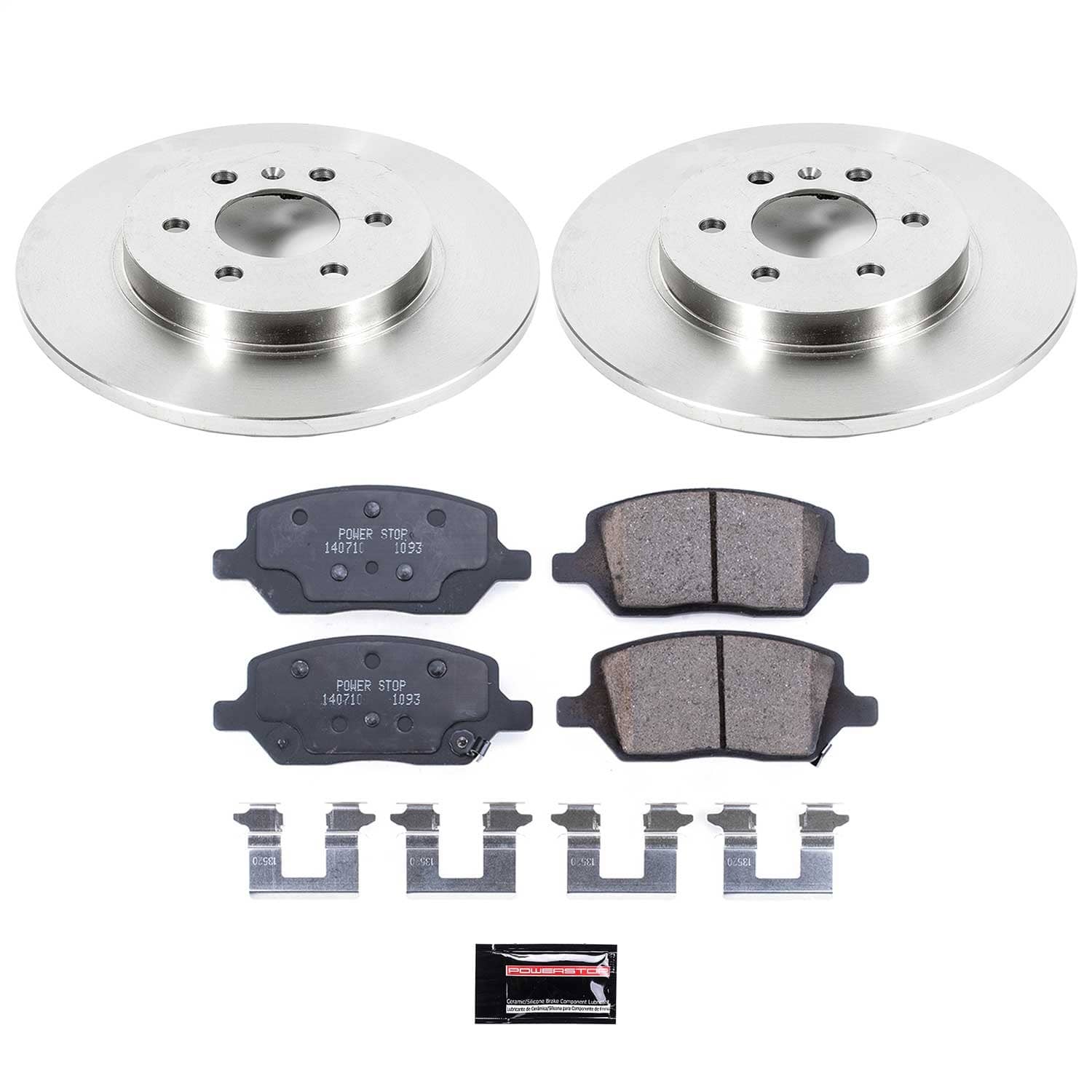 Power Stop - KOE4609 - Rear - Disc Brake Pad and Rotor Kit