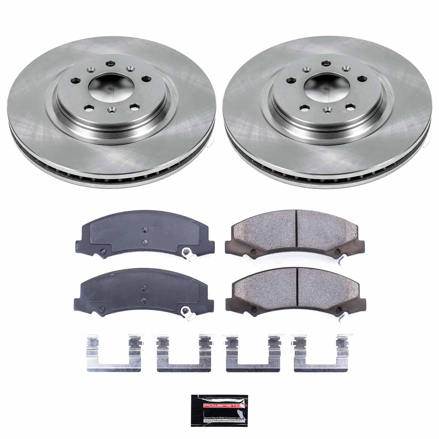 Power Stop - KOE4654 - Front - Disc Brake Pad and Rotor Kit