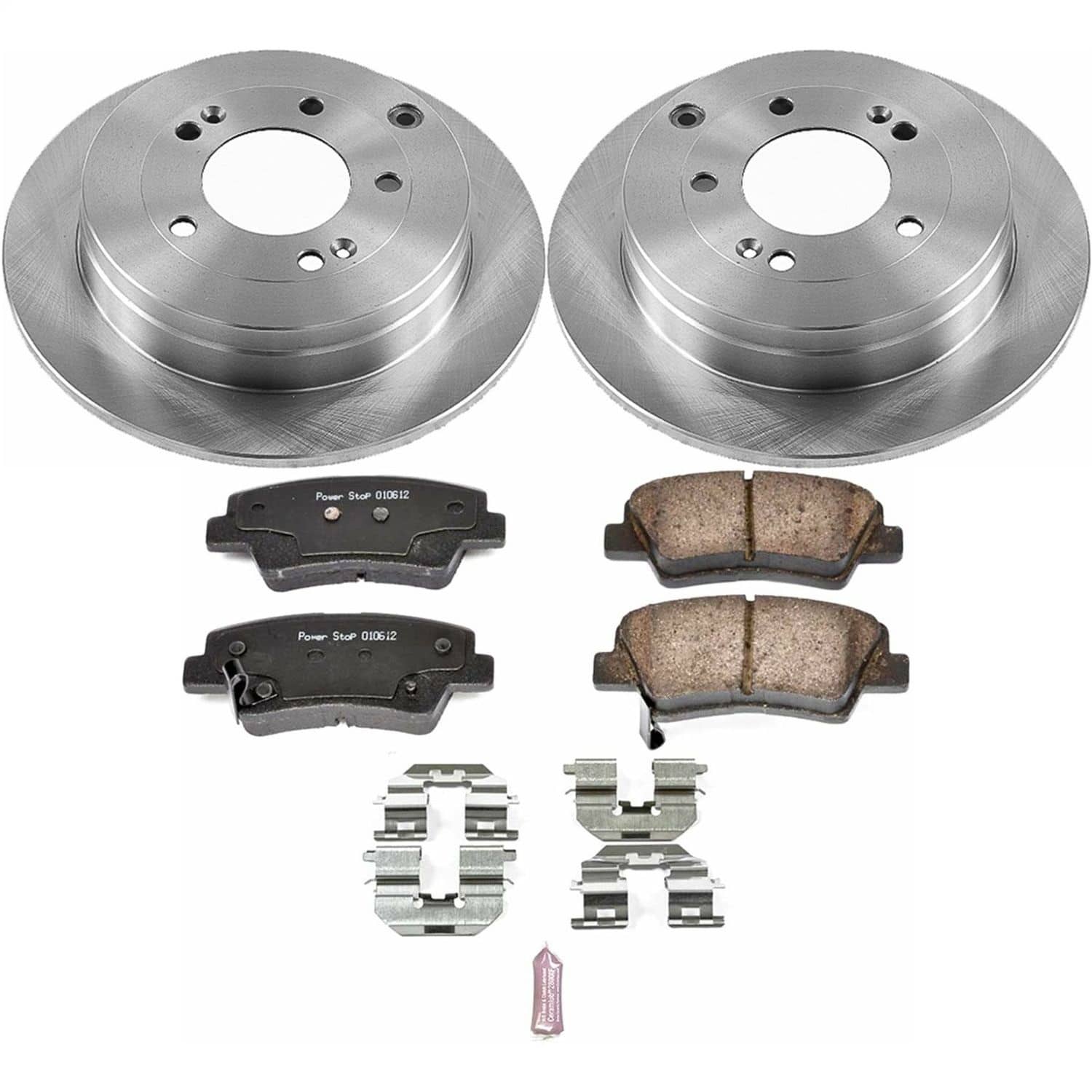 Power Stop - KOE4710 - Rear - Disc Brake Pad and Rotor Kit
