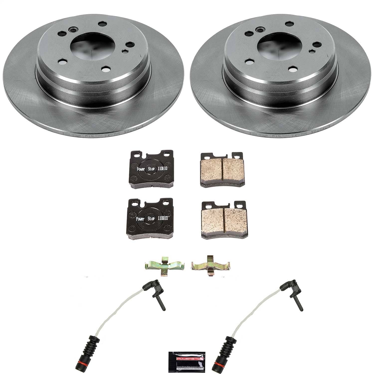 Power Stop - KOE4948 - Rear - Disc Brake Pad and Rotor Kit
