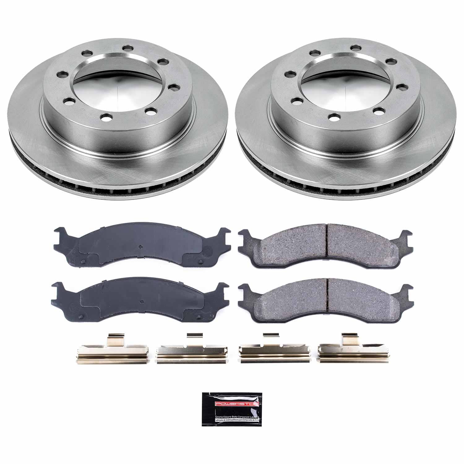 Power Stop - KOE5089 - Front - Disc Brake Pad and Rotor Kit