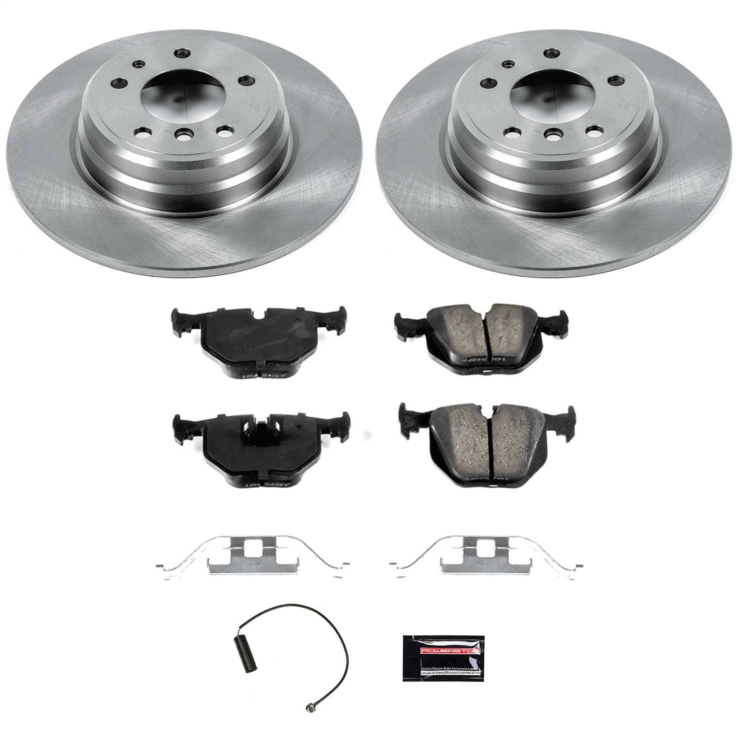Power Stop - KOE510 - Rear - Disc Brake Pad and Rotor Kit