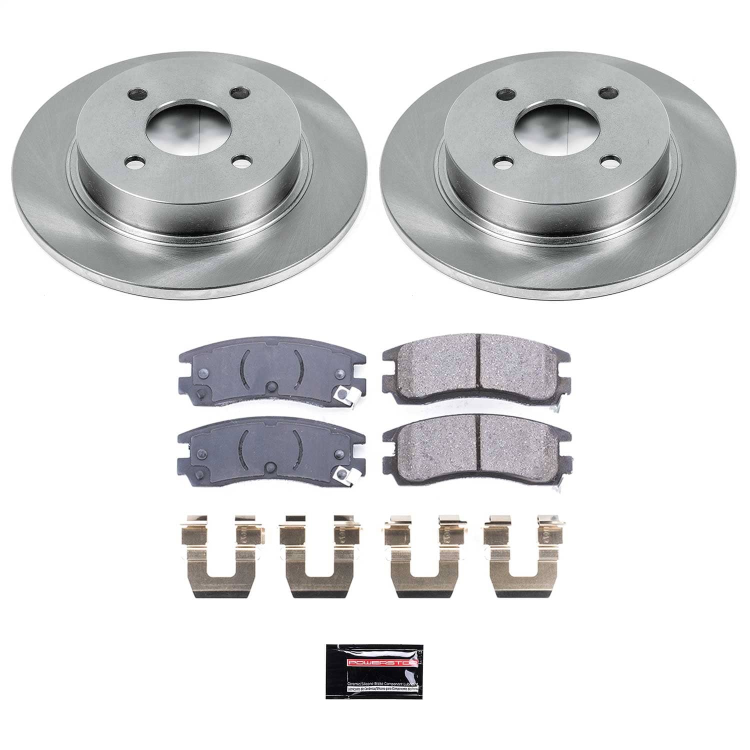 Power Stop - KOE5133 - Rear - Disc Brake Pad and Rotor Kit