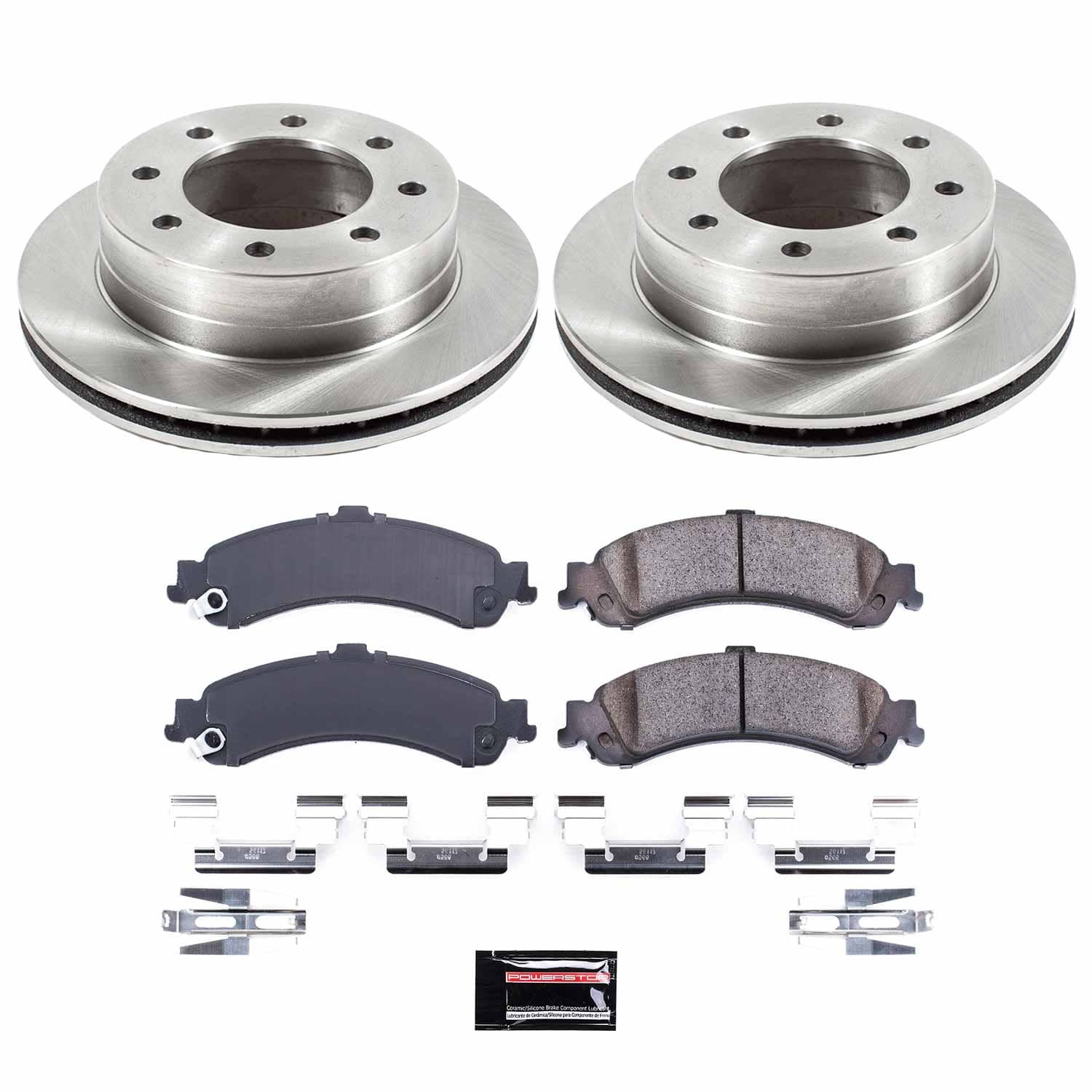 Power Stop - KOE5225 - Rear - Disc Brake Pad and Rotor Kit