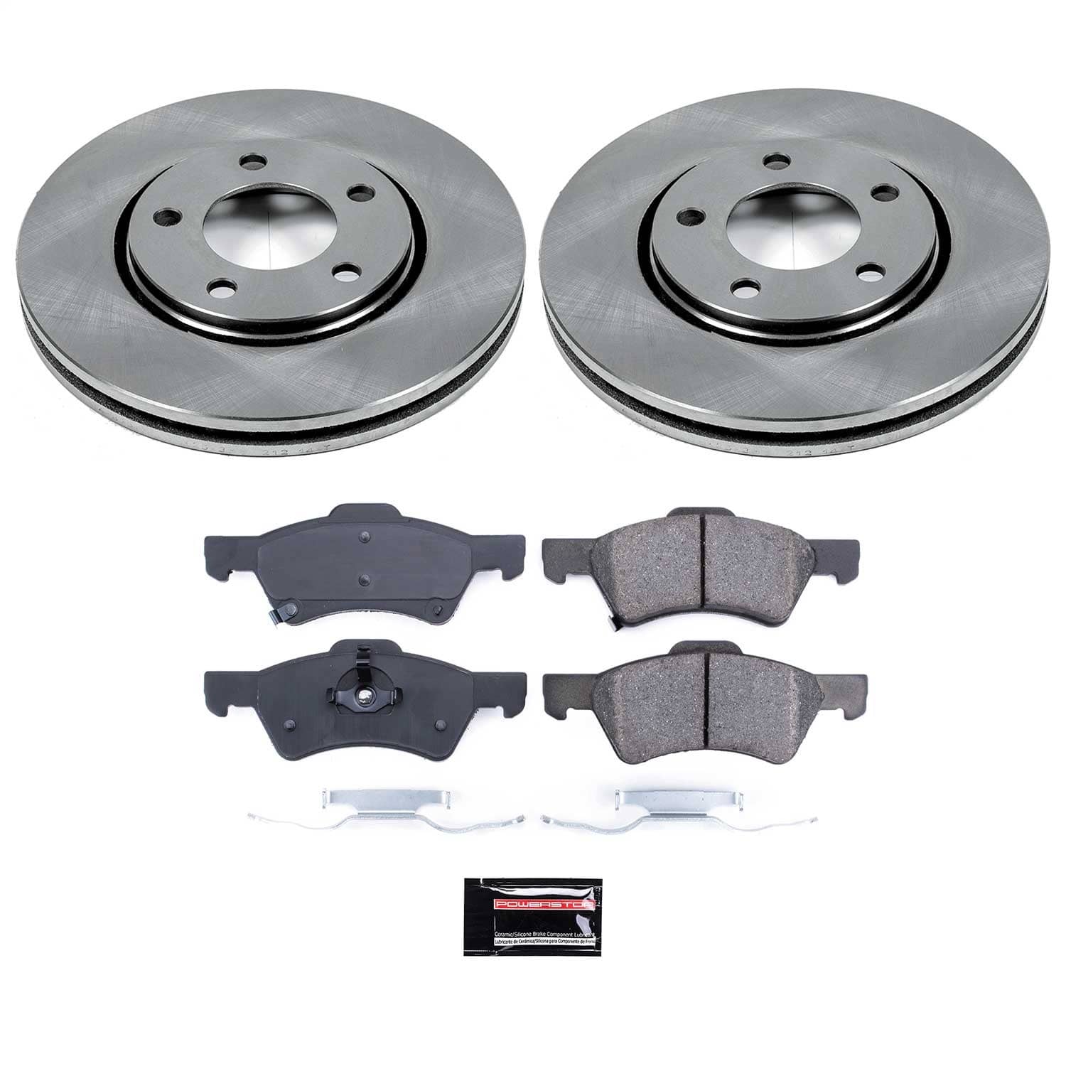 Power Stop - KOE5246 - Front - Disc Brake Pad and Rotor Kit
