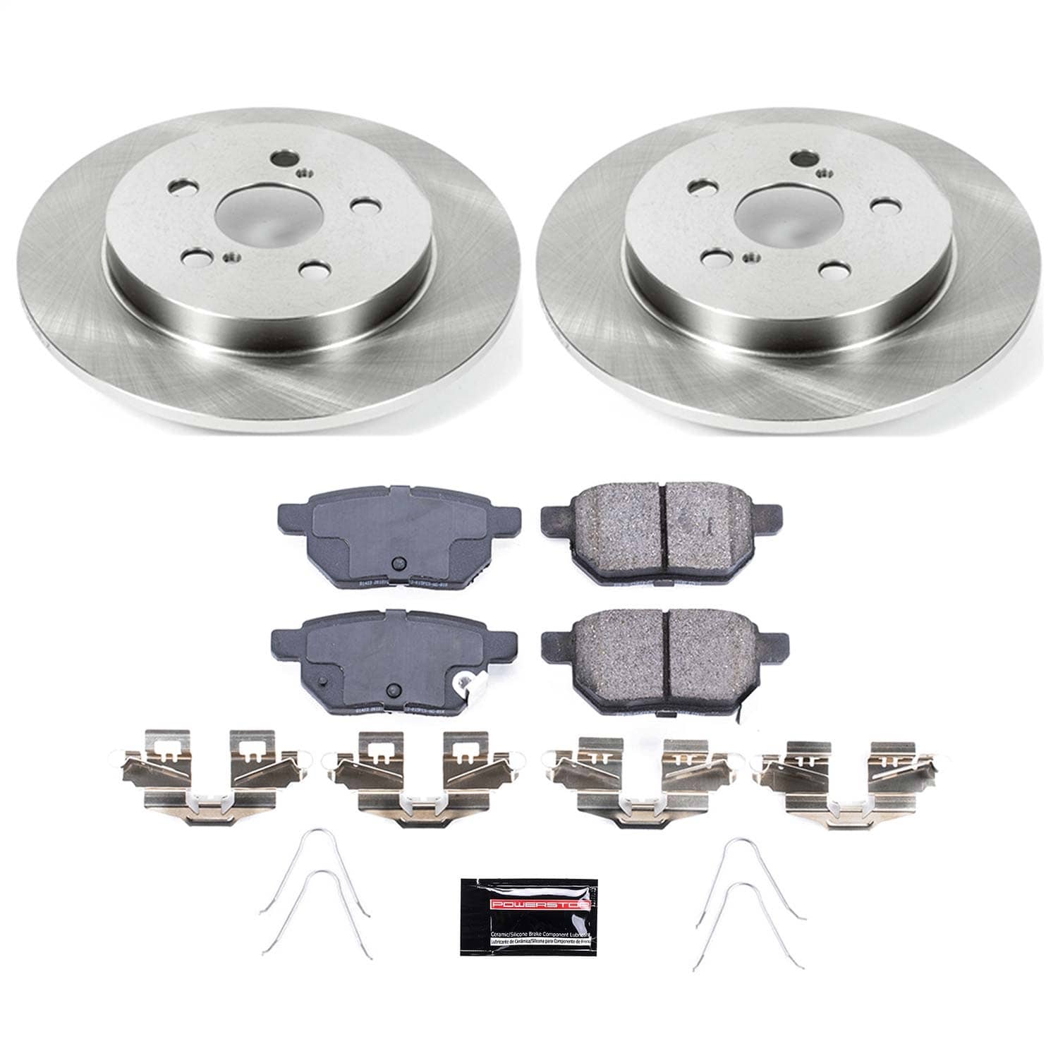 Power Stop - KOE5503 - Rear - Disc Brake Pad and Rotor Kit