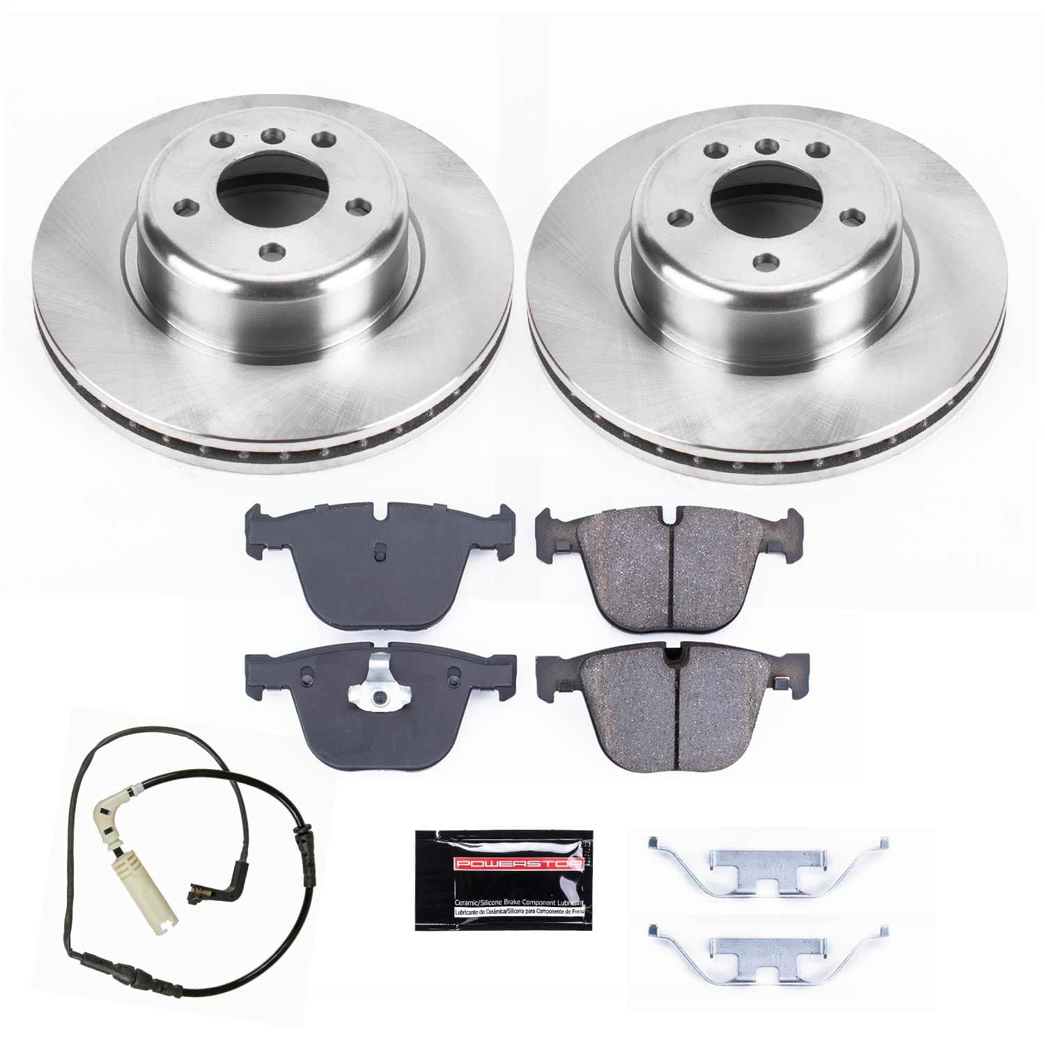 Power Stop - KOE5694 - Rear - Disc Brake Pad and Rotor Kit