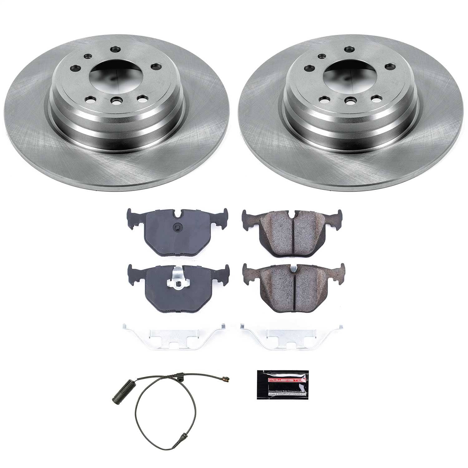 Power Stop - KOE5711 - Rear - Disc Brake Pad and Rotor Kit
