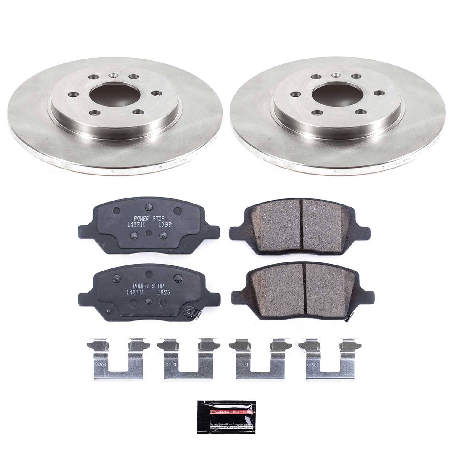 Power Stop - KOE6174 - Rear - Disc Brake Pad and Rotor Kit