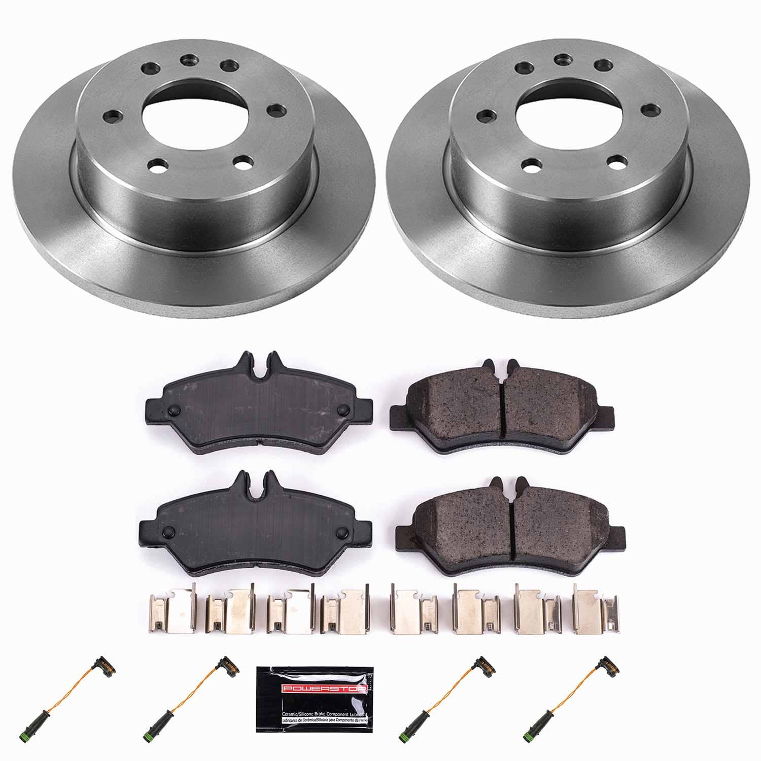 Power Stop - KOE6198 - Rear - Disc Brake Pad and Rotor Kit