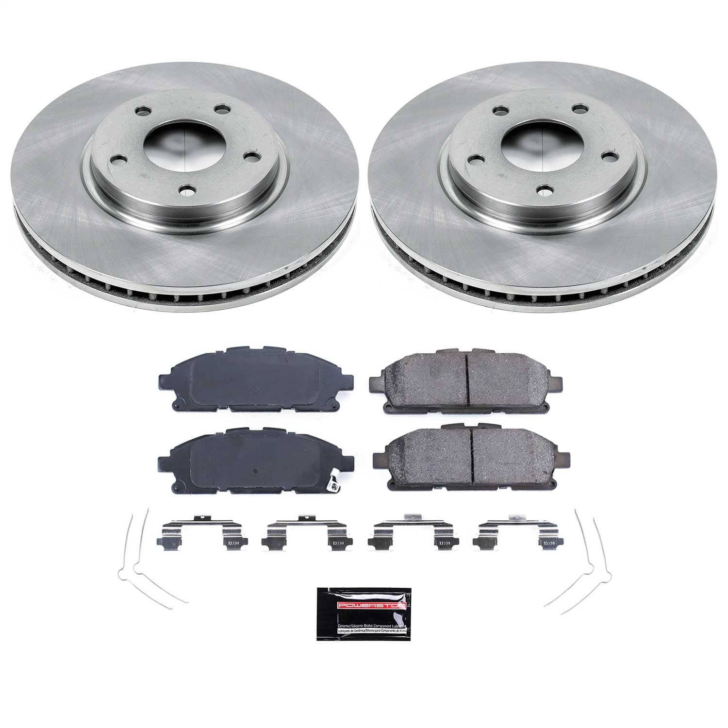 Power Stop - KOE6360 - Front - Disc Brake Pad and Rotor Kit