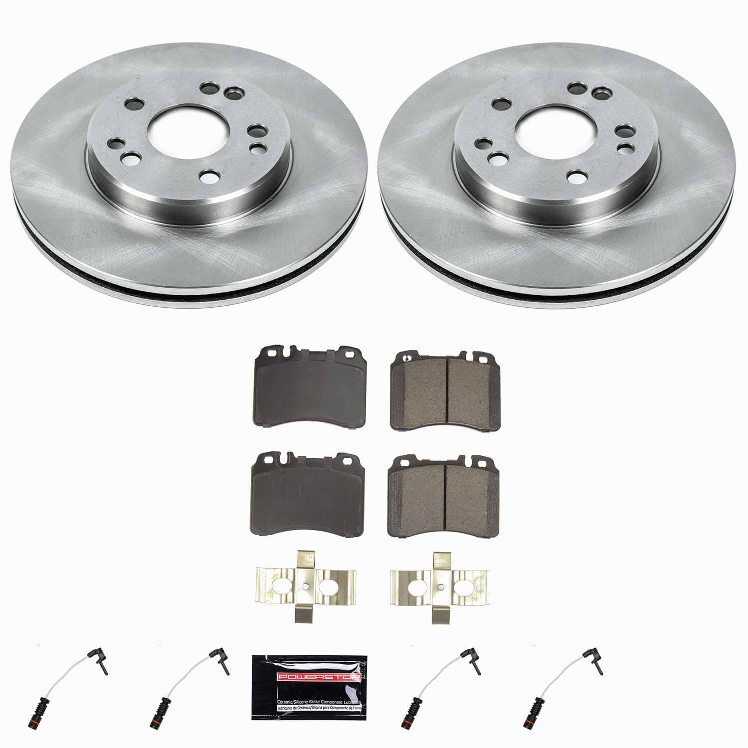 Power Stop - KOE6464 - Front - Disc Brake Pad and Rotor Kit