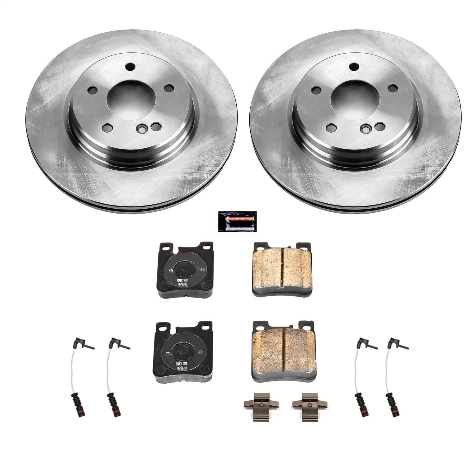 Power Stop - KOE6472 - Rear - Disc Brake Pad and Rotor Kit