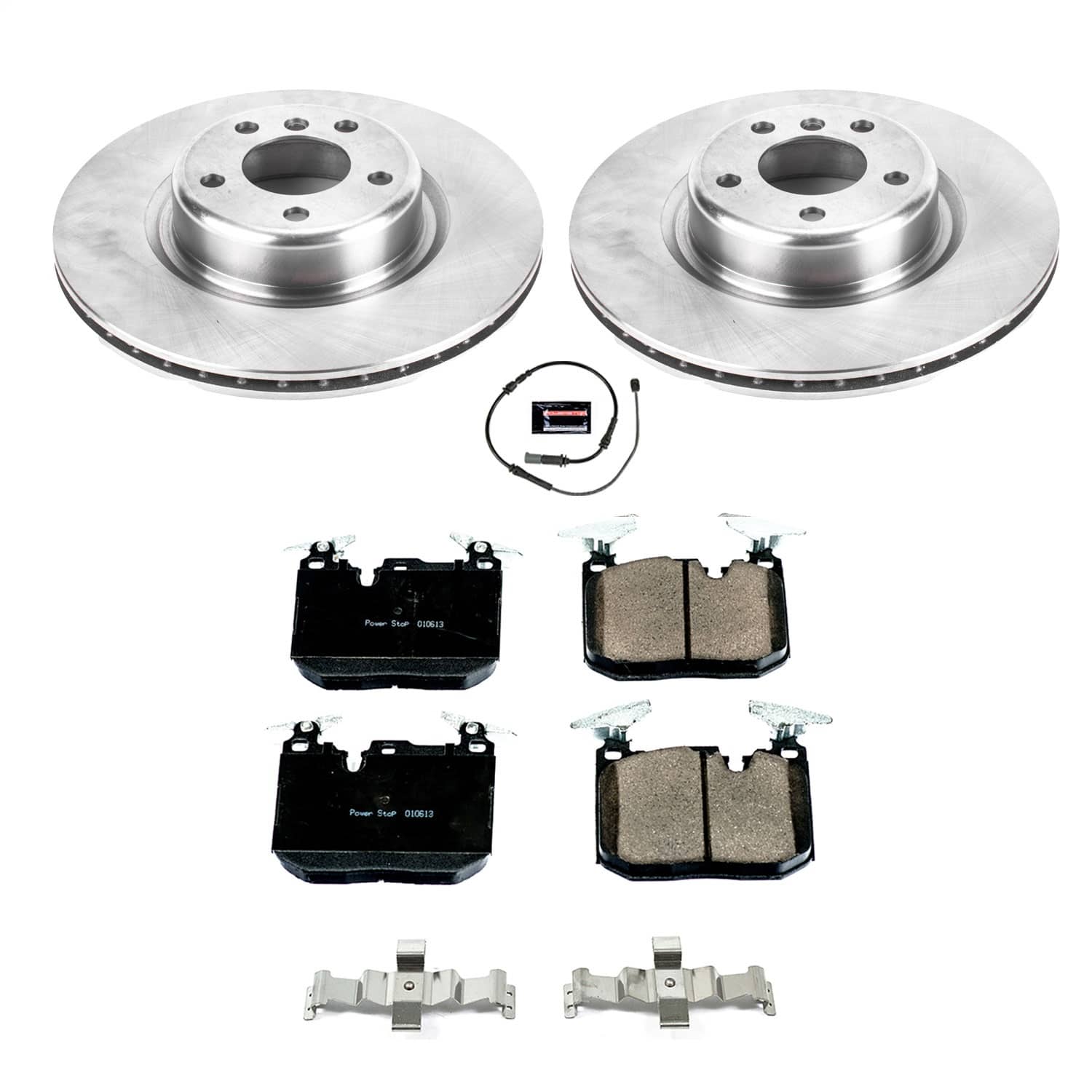 Power Stop - KOE6653 - Front - Disc Brake Pad and Rotor Kit
