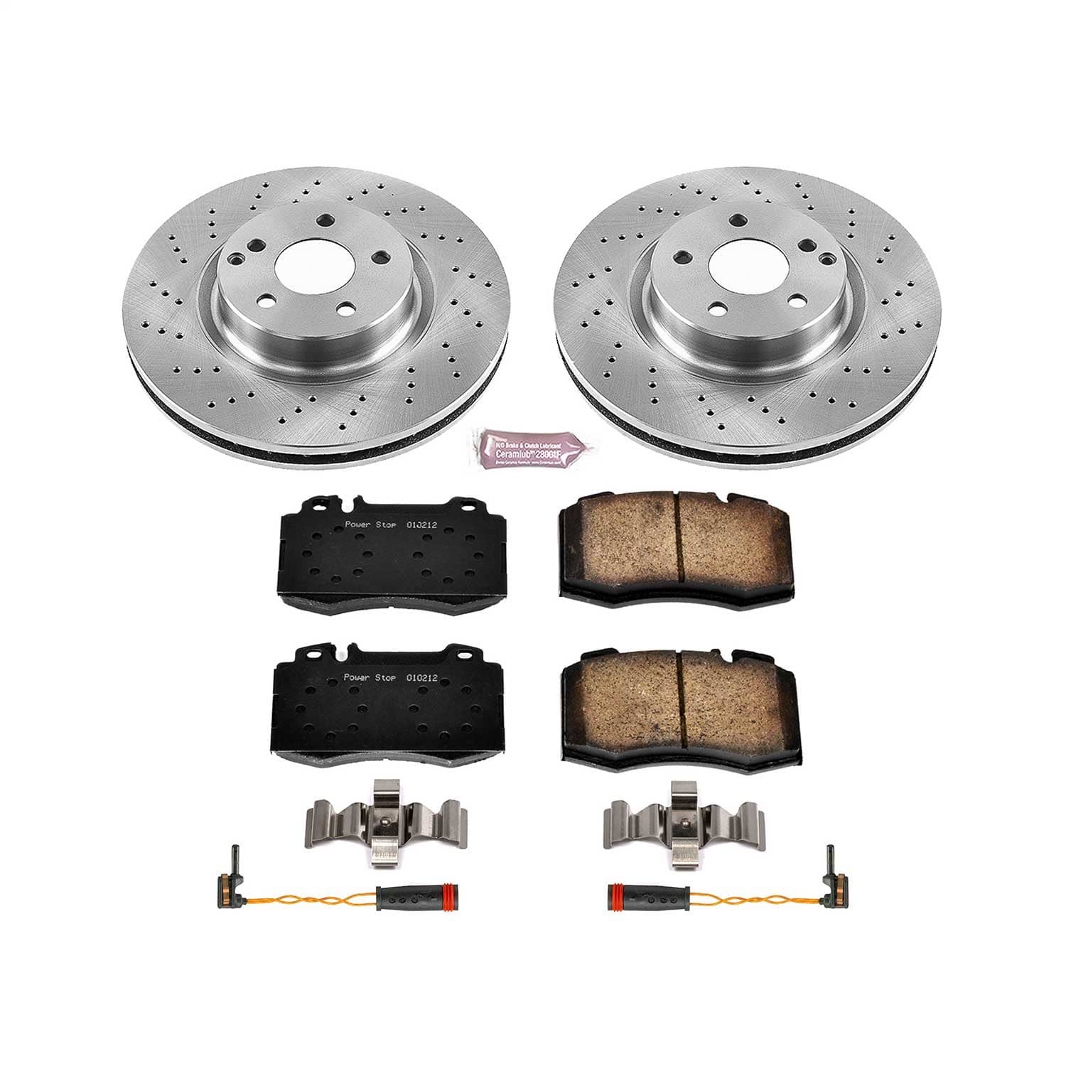 Power Stop - KOE6750 - Front - Disc Brake Pad and Rotor Kit