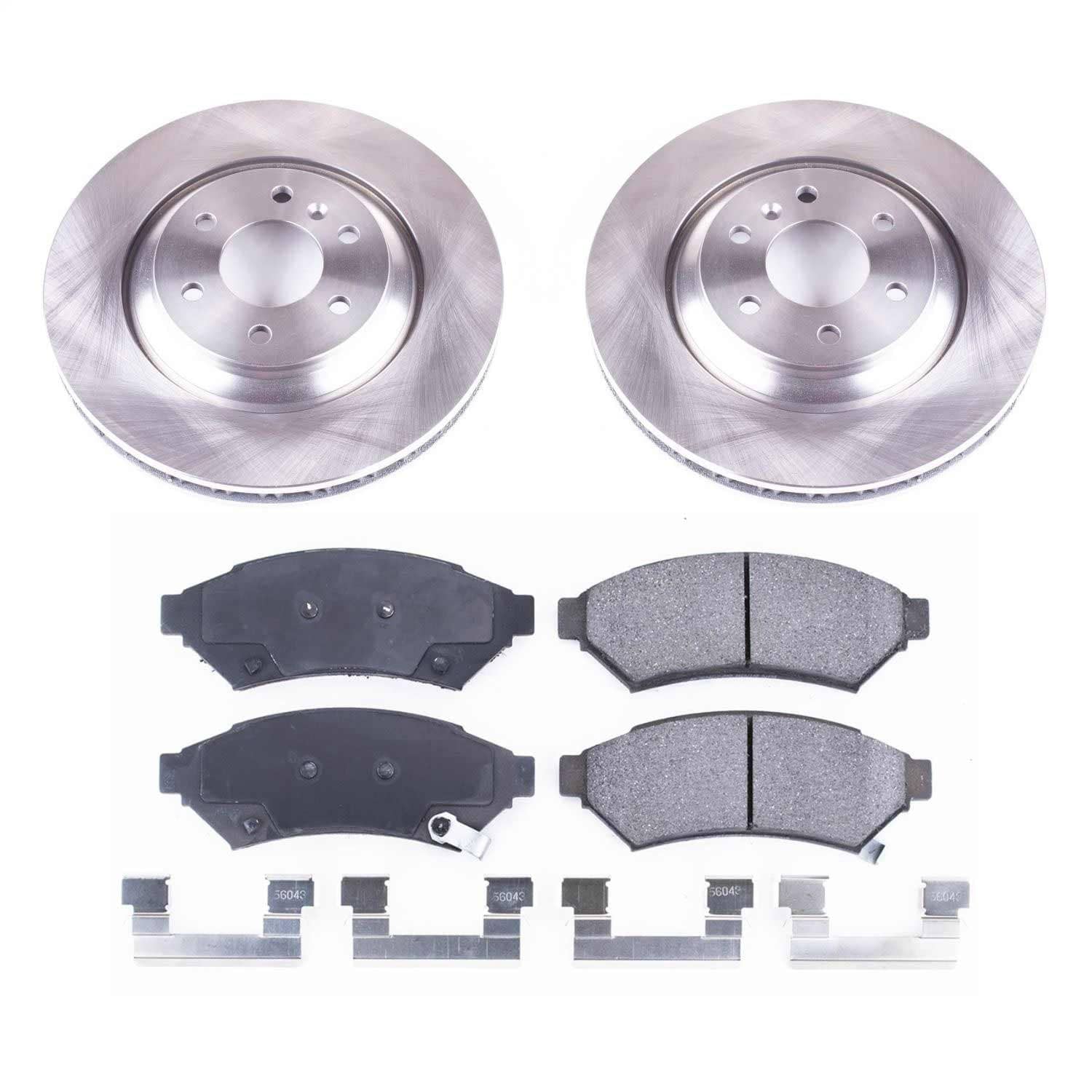 Power Stop - KOE6802 - Front - Disc Brake Pad and Rotor Kit