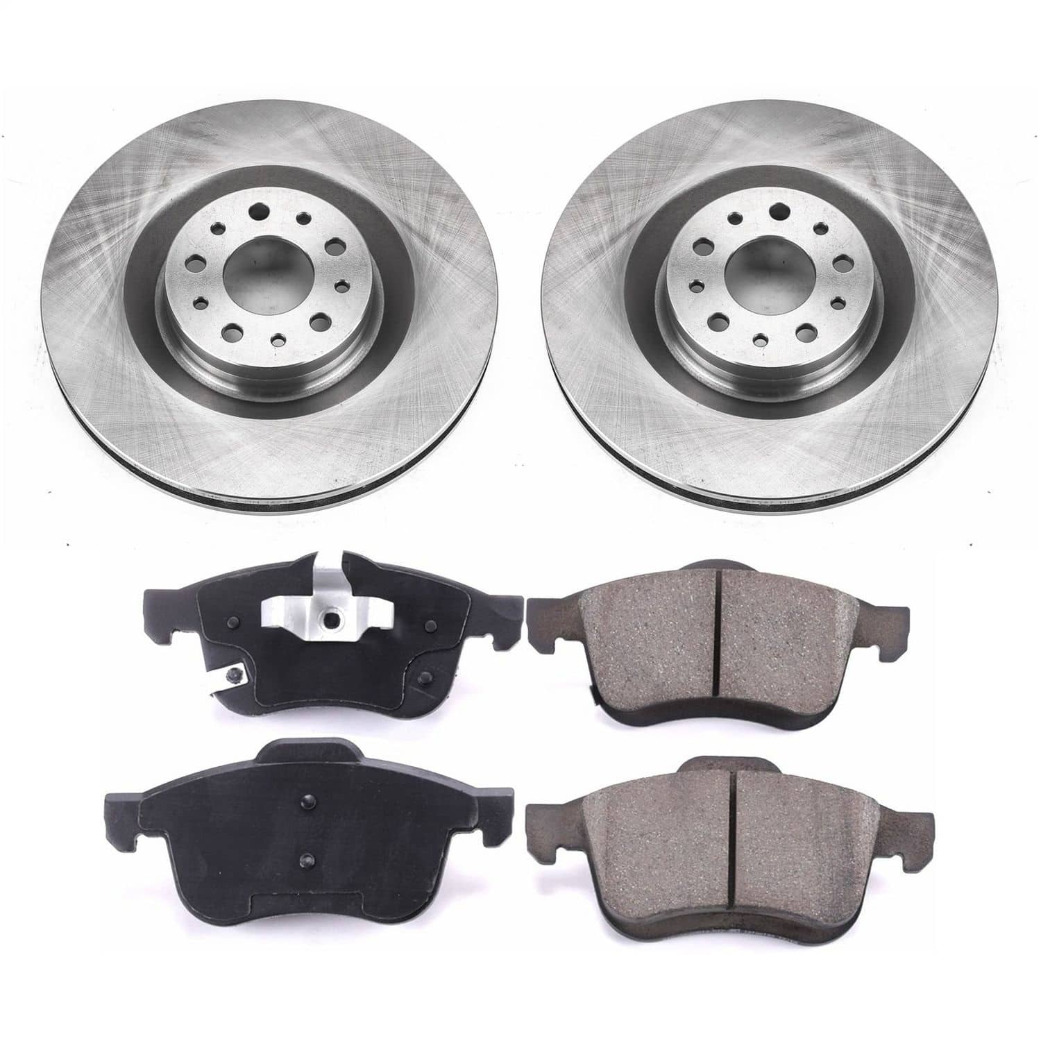 Power Stop - KOE6840 - Front - Disc Brake Pad and Rotor Kit