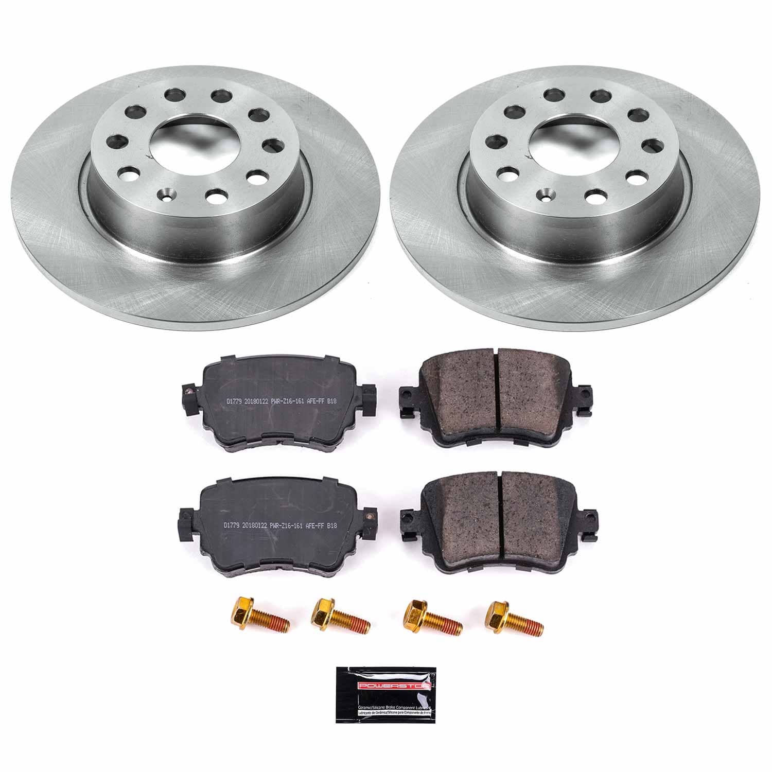 Power Stop - KOE7053 - Rear - Disc Brake Pad and Rotor Kit