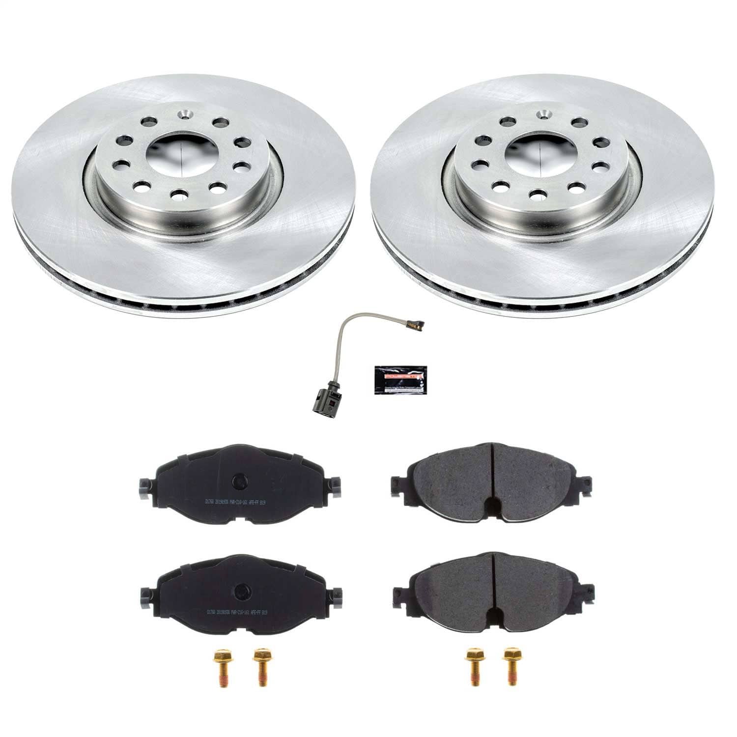 Power Stop - KOE7082 - Front - Disc Brake Pad and Rotor Kit