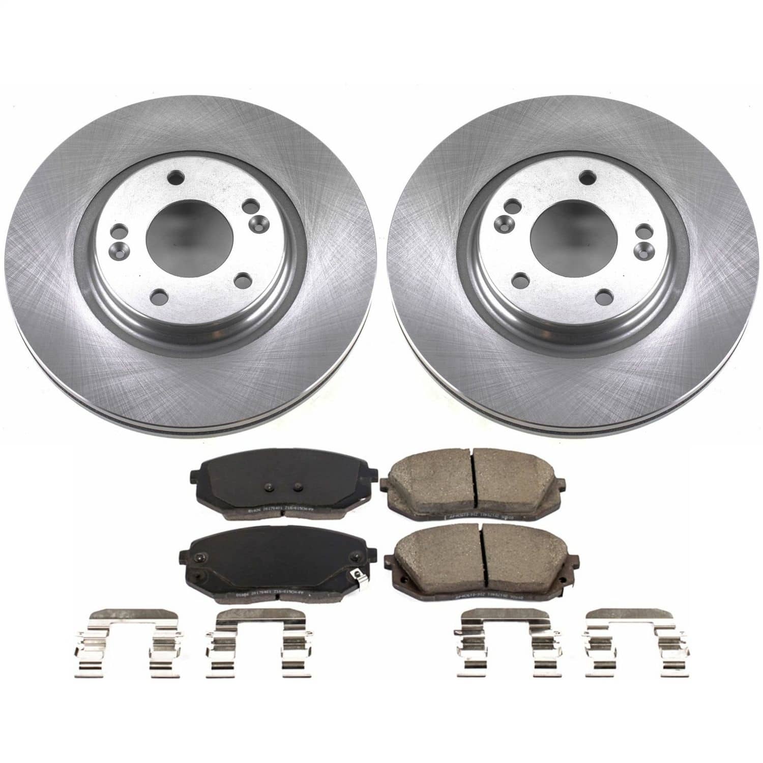 Power Stop - KOE7353 - Front - Disc Brake Pad and Rotor Kit