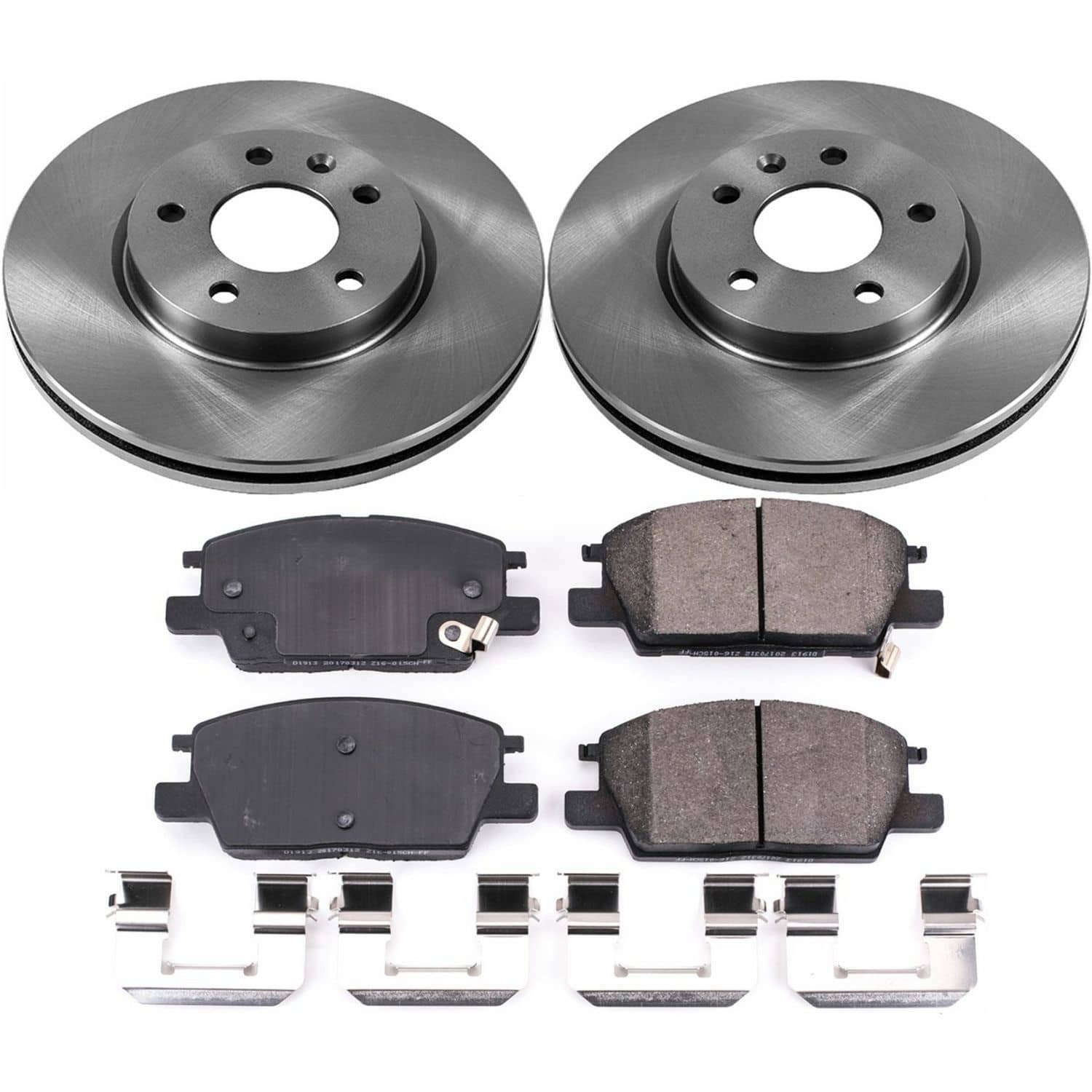 Power Stop - KOE7400 - Front - Disc Brake Pad and Rotor Kit