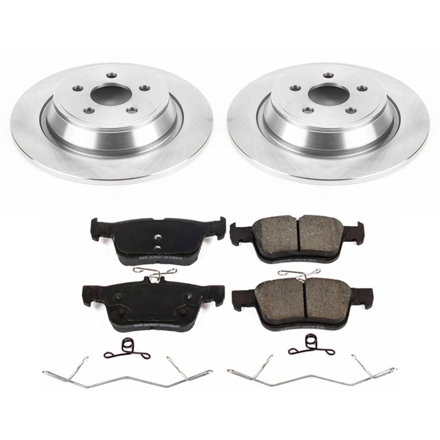 Power Stop - KOE7417 - Rear - Disc Brake Pad and Rotor Kit