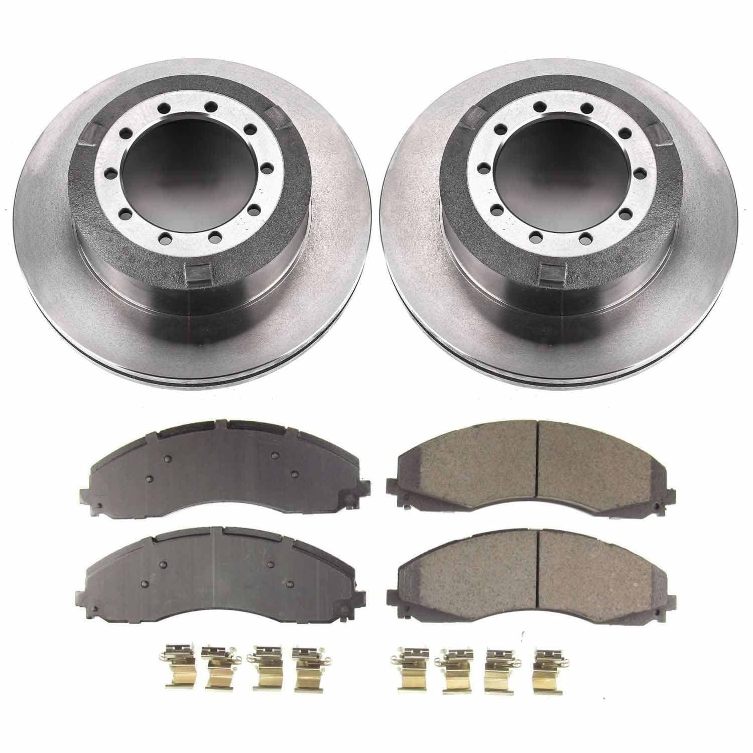 Power Stop - KOE7424 - Rear - Disc Brake Pad and Rotor Kit