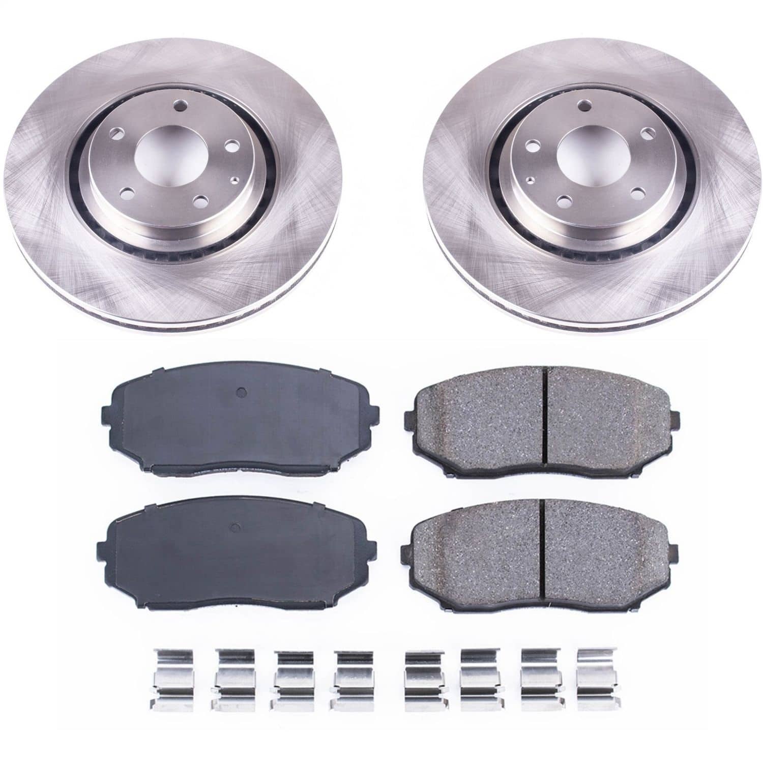 Power Stop - KOE7690 - Front - Disc Brake Pad and Rotor Kit