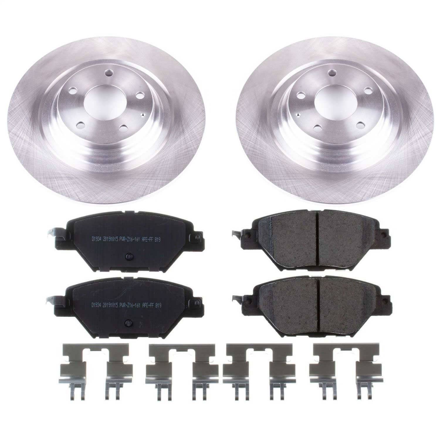Power Stop - KOE7742 - Rear - Disc Brake Pad and Rotor Kit