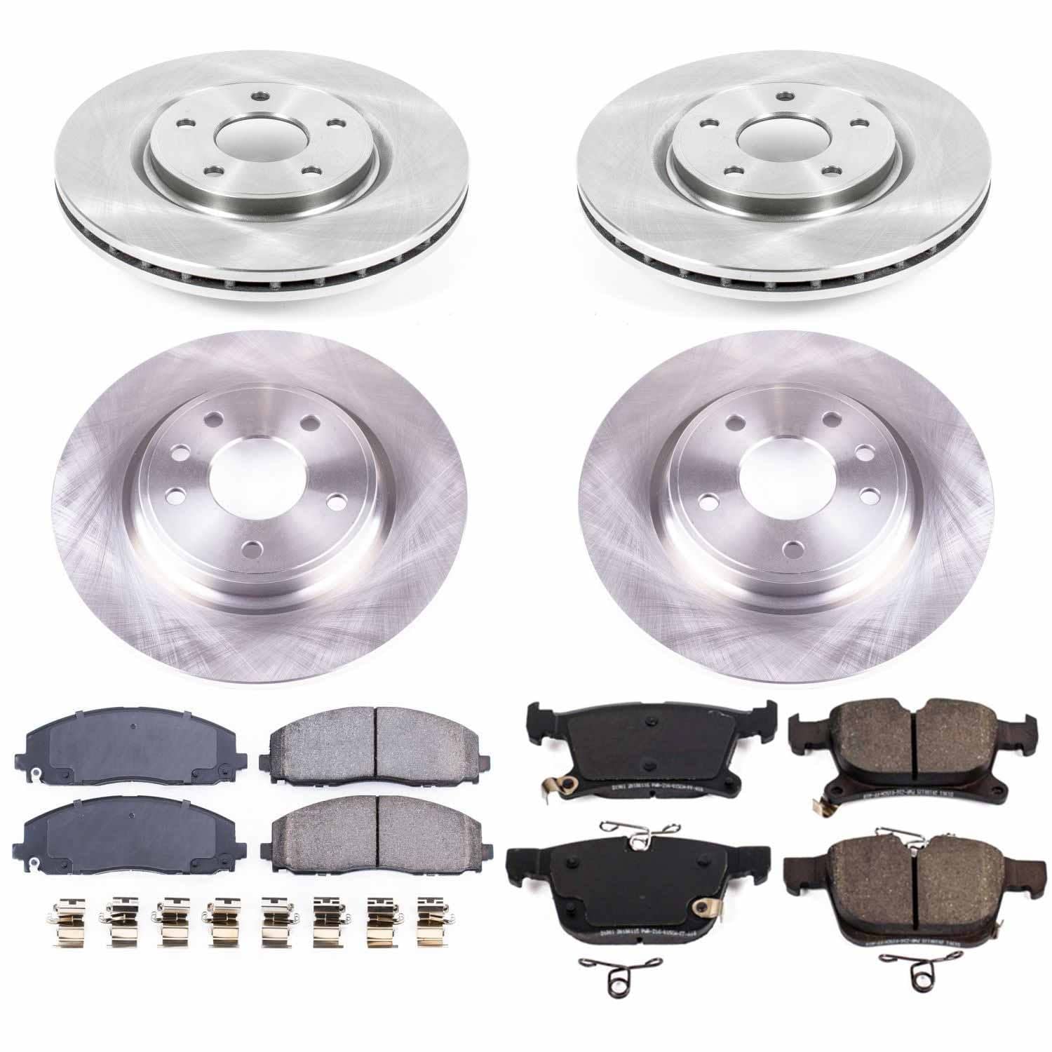 Power Stop - KOE7841 - Front and Rear - Disc Brake Pad and Rotor Kit