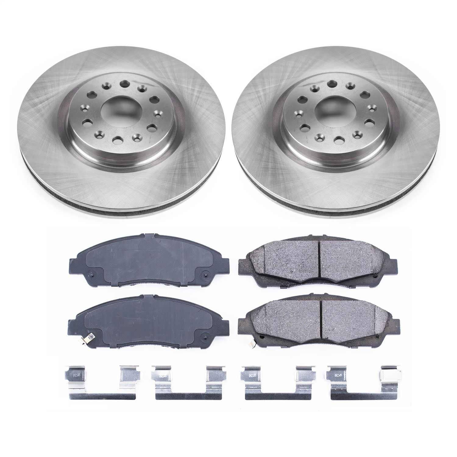 Power Stop - KOE7883 - Front - Disc Brake Pad and Rotor Kit