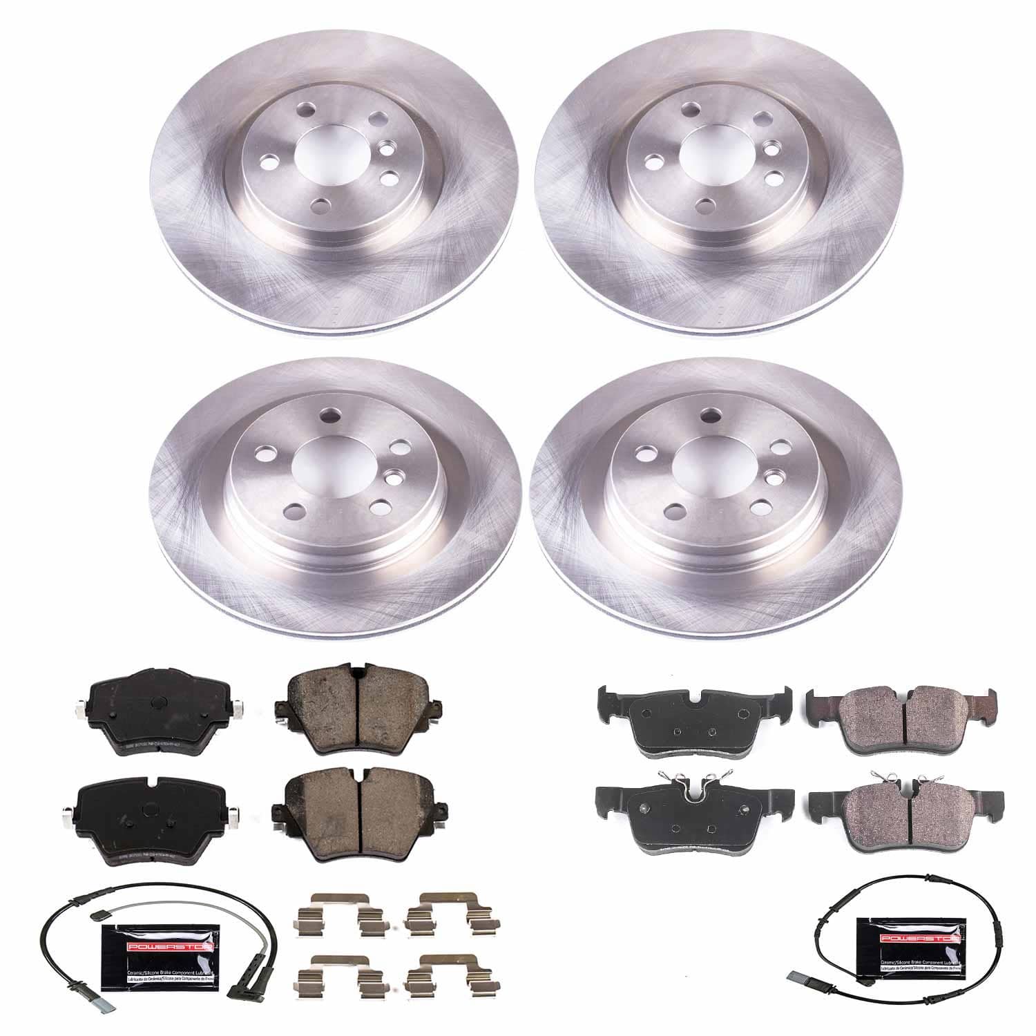 Power Stop - KOE7916 - Front and Rear - Disc Brake Pad and Rotor Kit