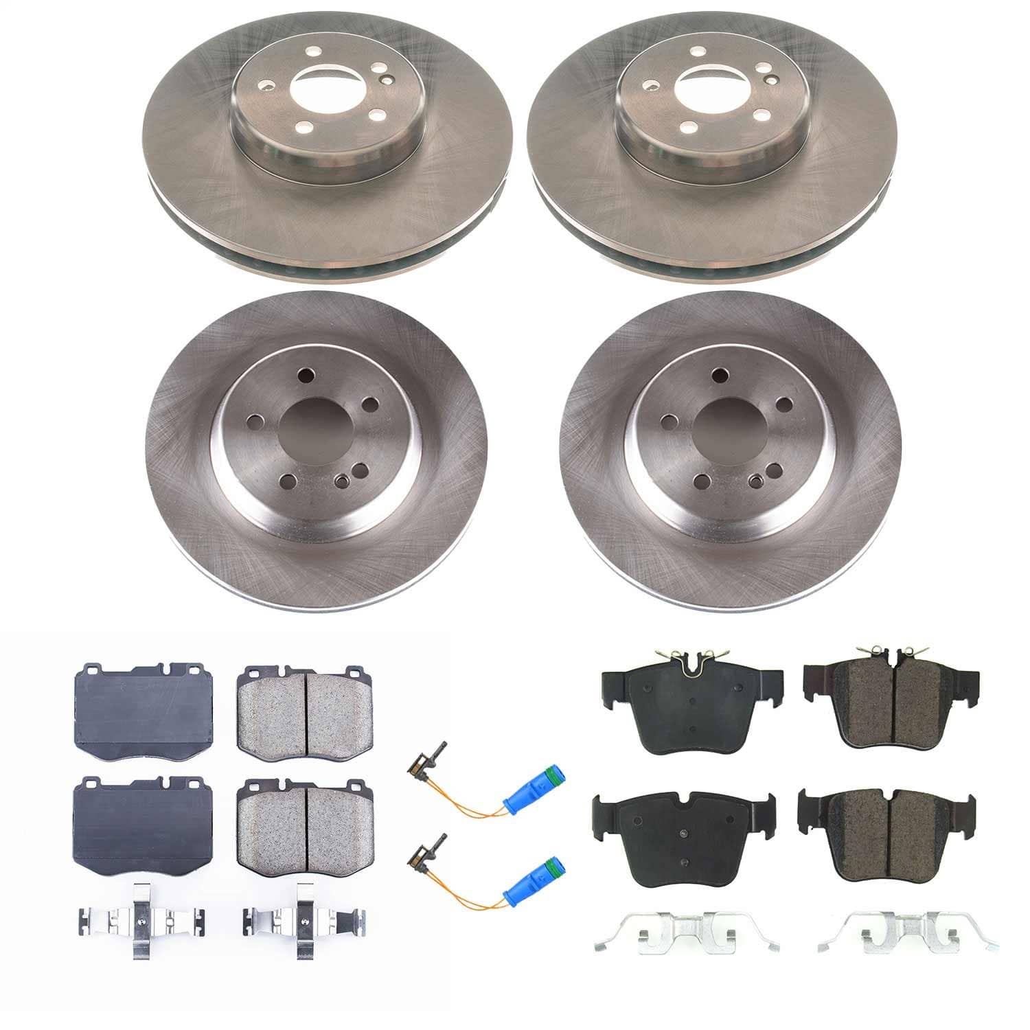 Power Stop - KOE7970 - Front and Rear - Disc Brake Pad and Rotor Kit