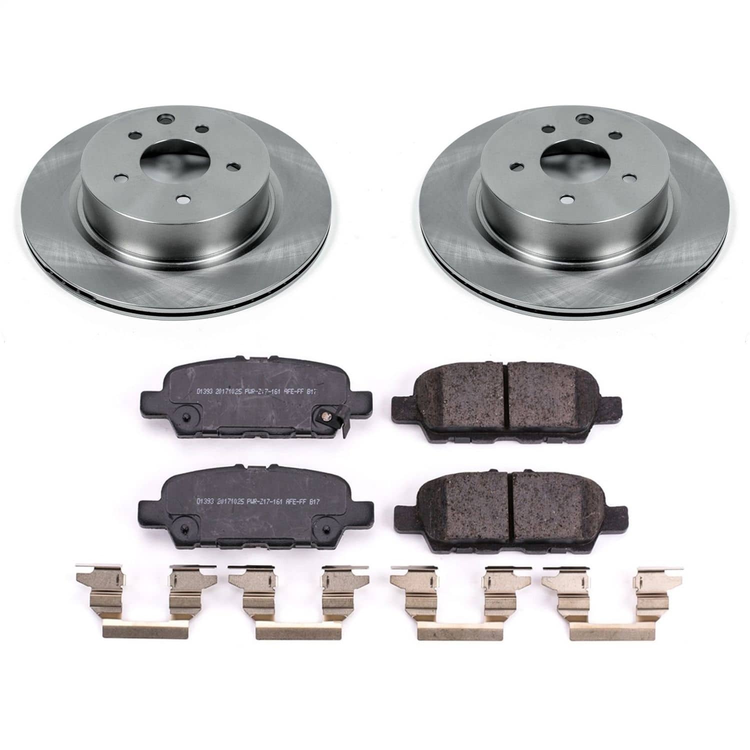 Power Stop - KOE8062 - Rear - Disc Brake Pad and Rotor Kit