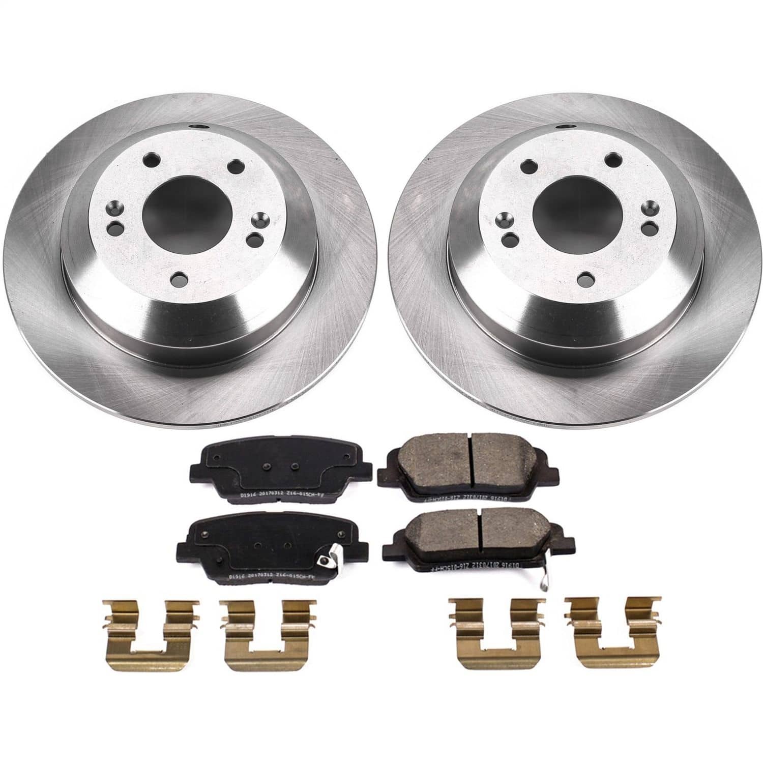 Power Stop - KOE8283 - Rear - Disc Brake Pad and Rotor Kit