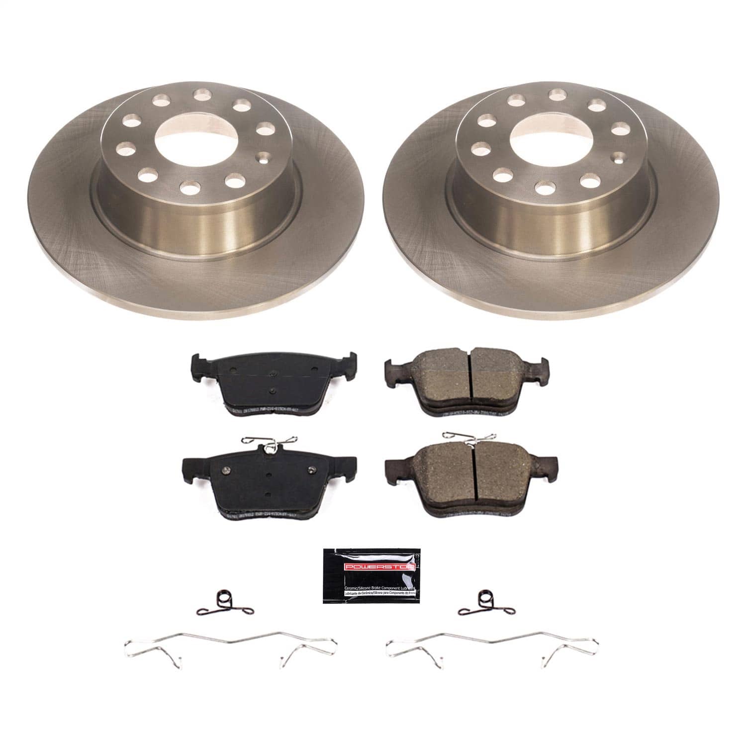 Power Stop - KOE8337 - Rear - Disc Brake Pad and Rotor Kit