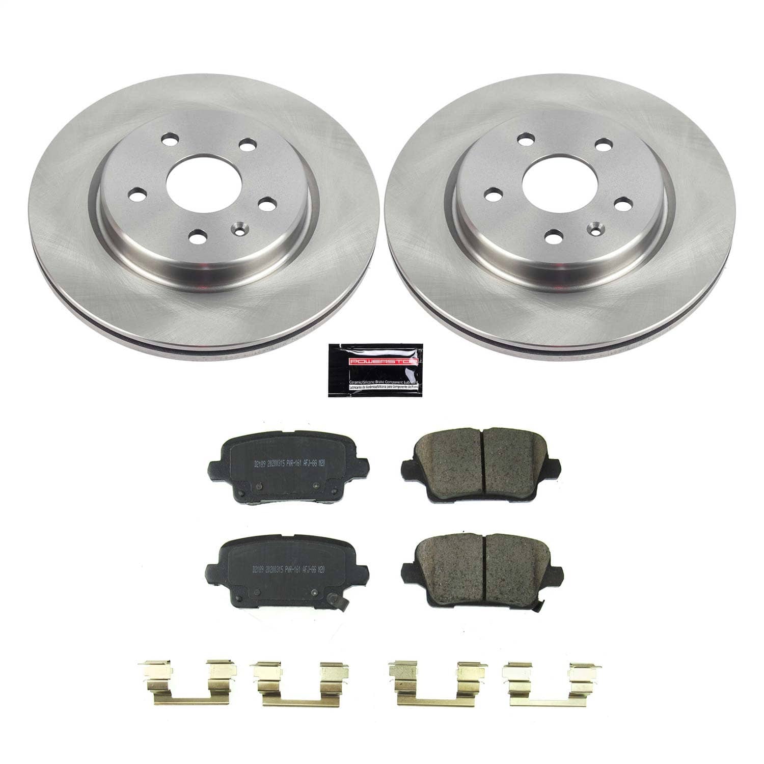 Power Stop - KOE8487 - Rear - Disc Brake Pad and Rotor Kit
