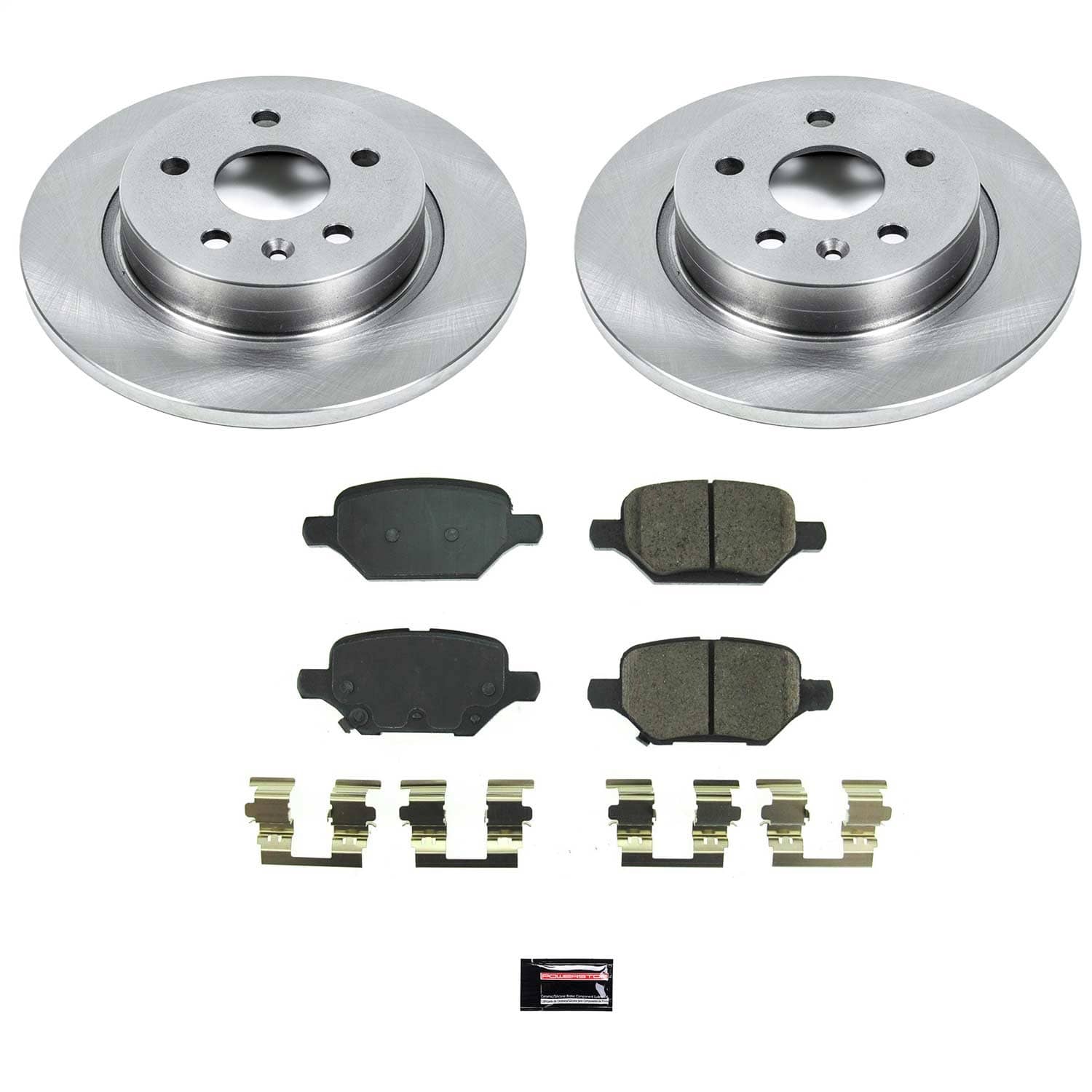 Power Stop - KOE8488 - Rear - Disc Brake Pad and Rotor Kit