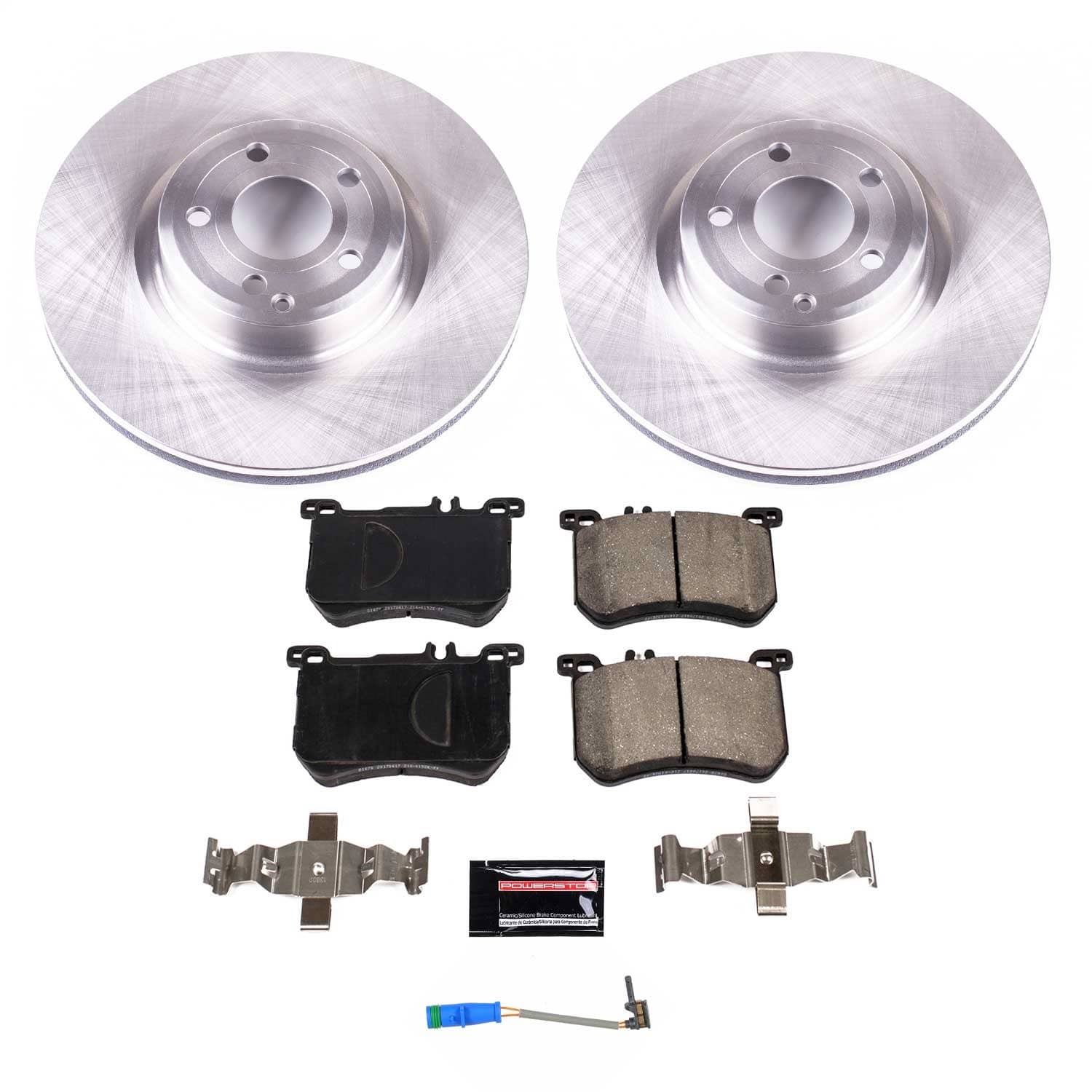 Power Stop - KOE8704 - Front - Disc Brake Pad and Rotor Kit