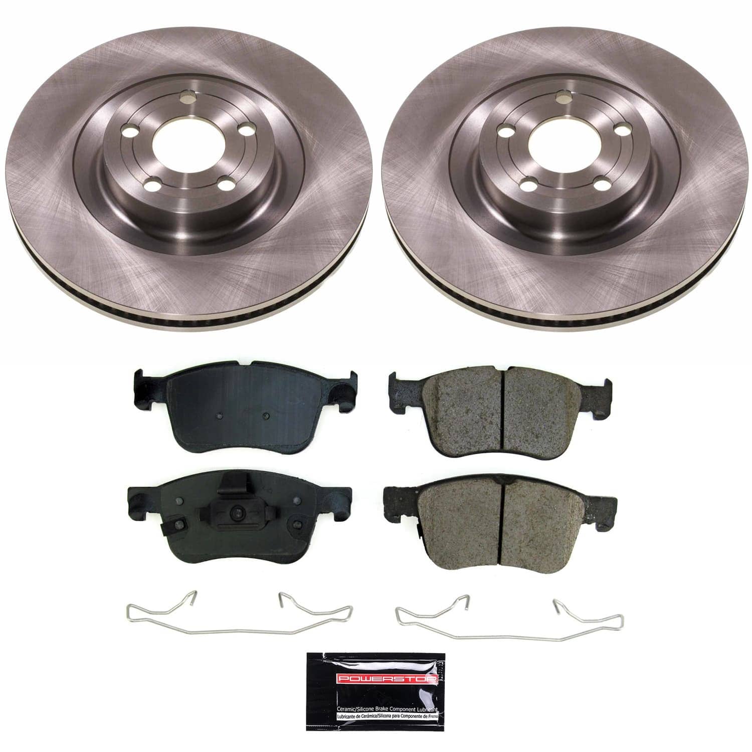 Power Stop - KOE8926 - Front - Disc Brake Pad and Rotor Kit
