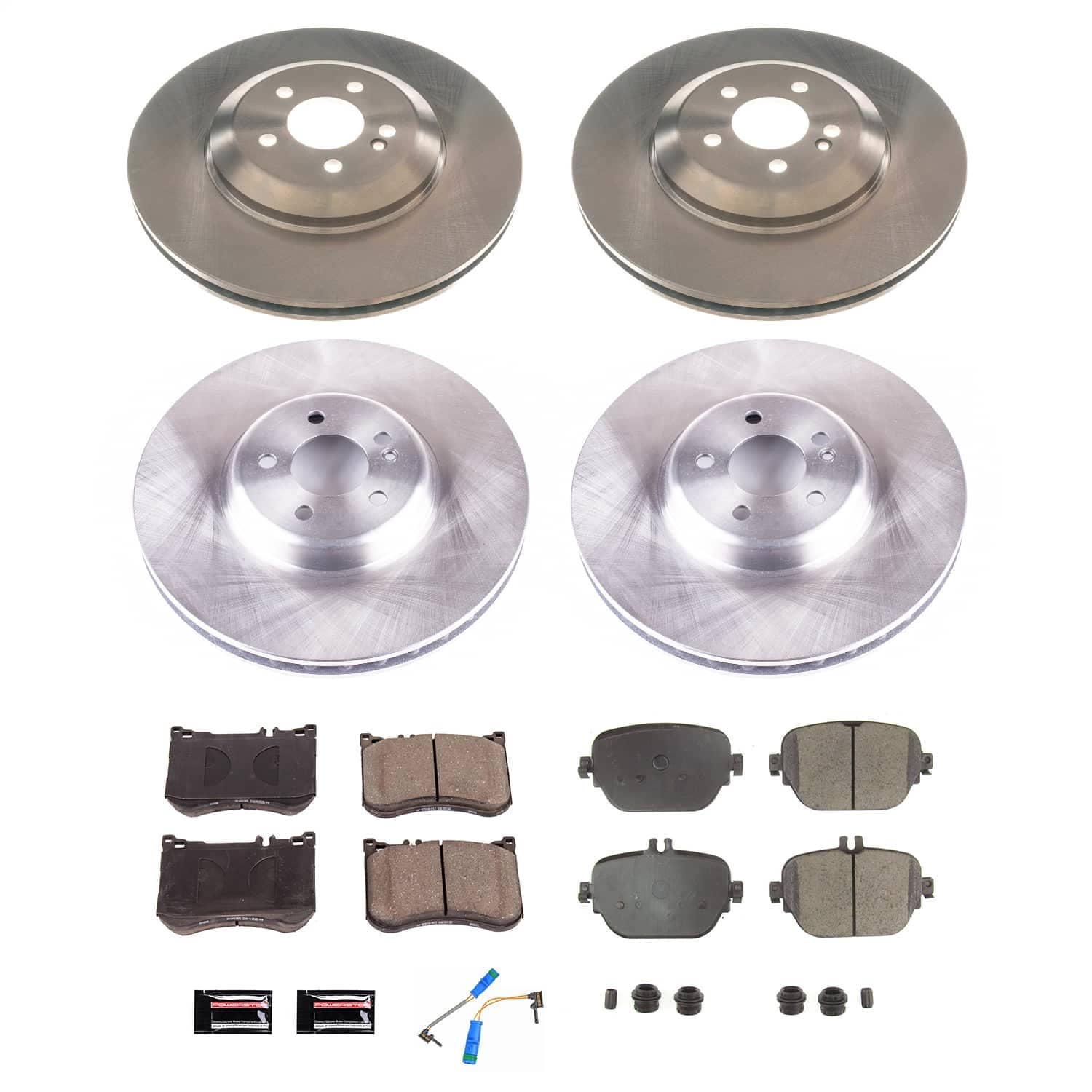 Power Stop - KOE9024 - Front and Rear - Disc Brake Pad and Rotor Kit
