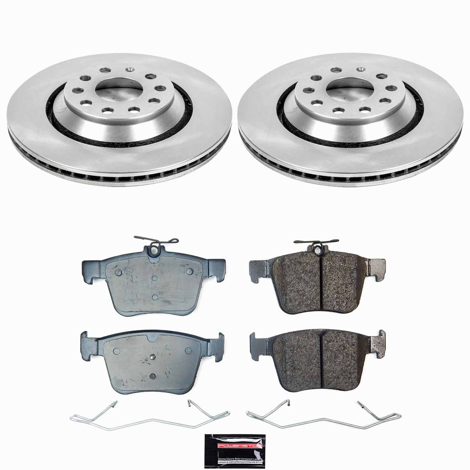 Power Stop - KOE9214 - Rear - Disc Brake Pad and Rotor Kit