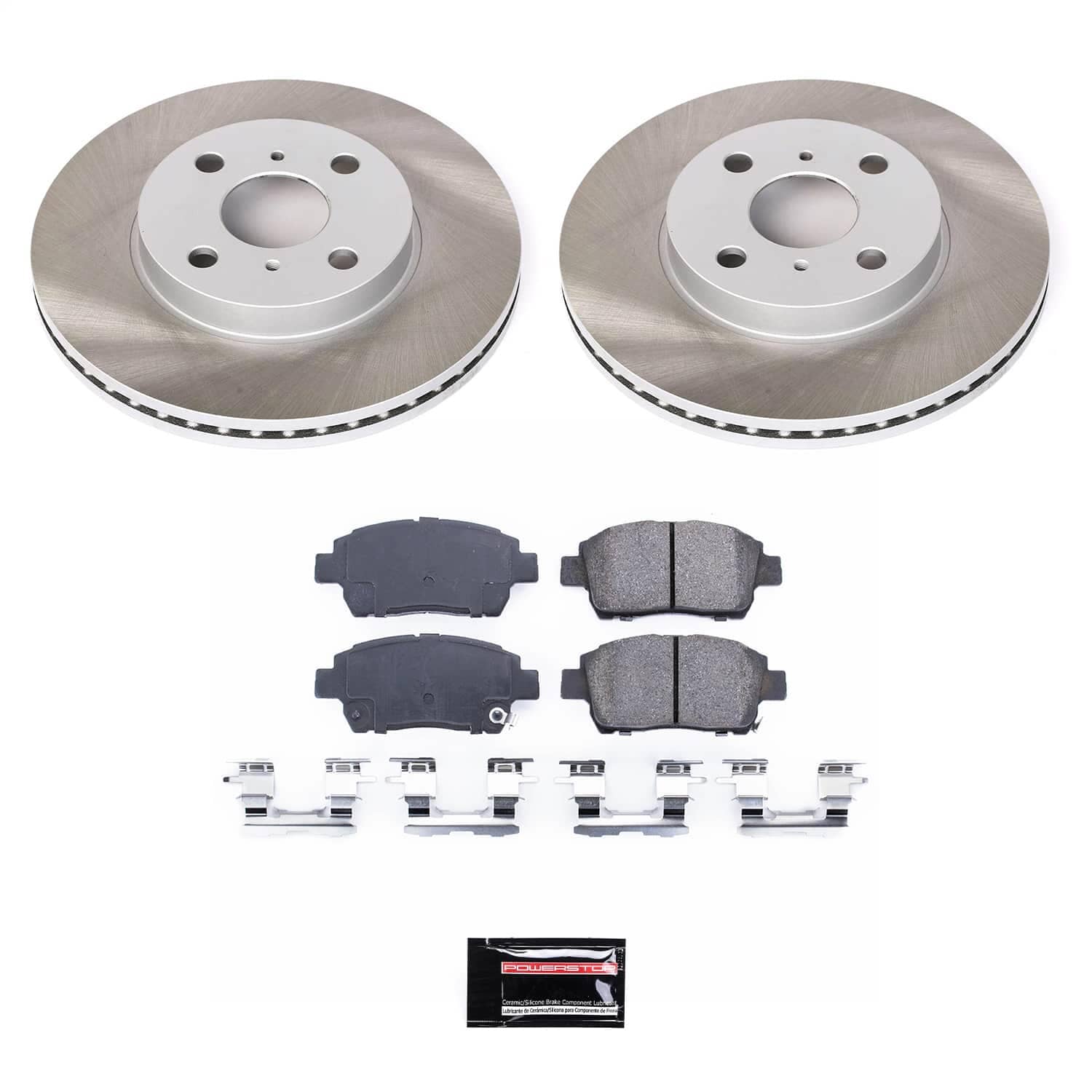 Power Stop - SC109 - Front - Disc Brake Pad and Rotor Kit