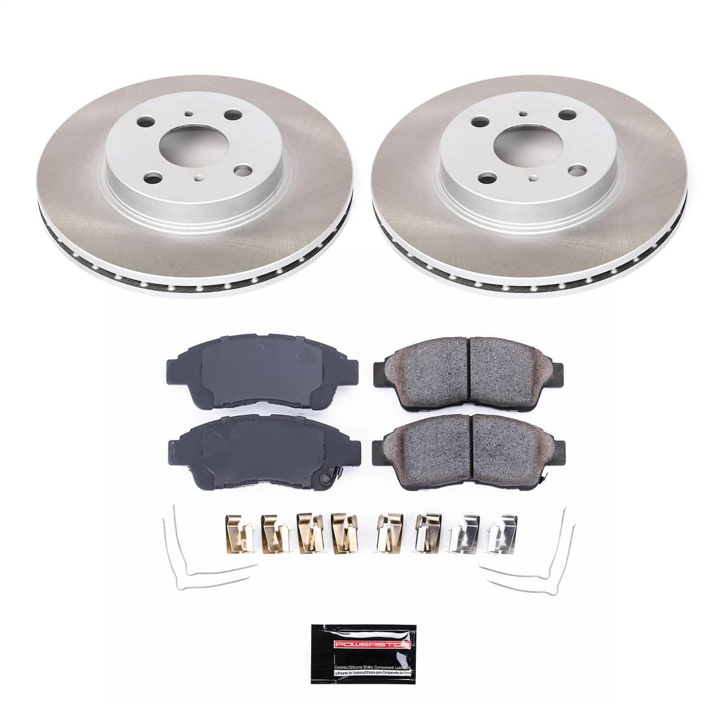 Power Stop - SC1151 - Front - Disc Brake Pad and Rotor Kit