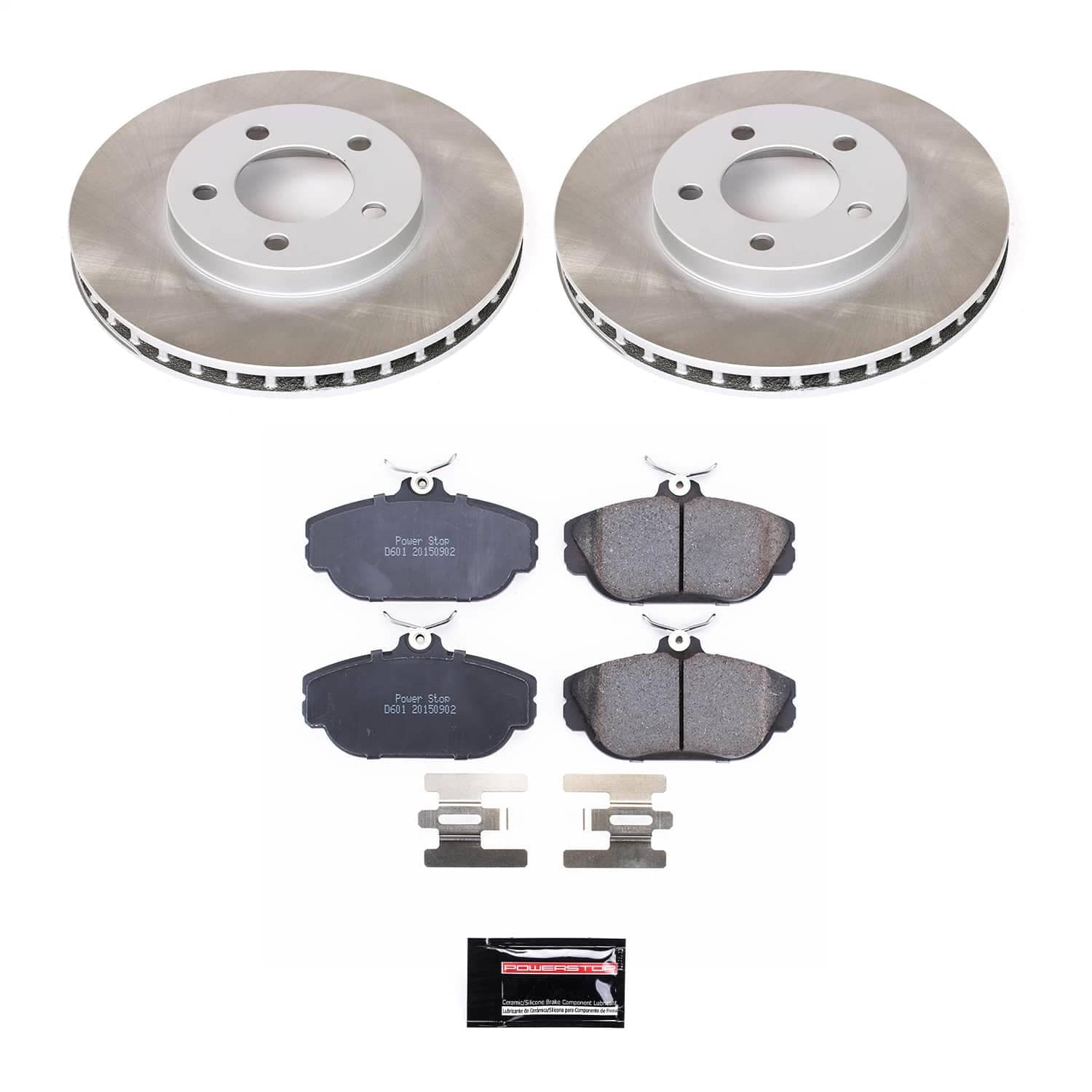 Power Stop - SC1327 - Front - Disc Brake Pad and Rotor Kit